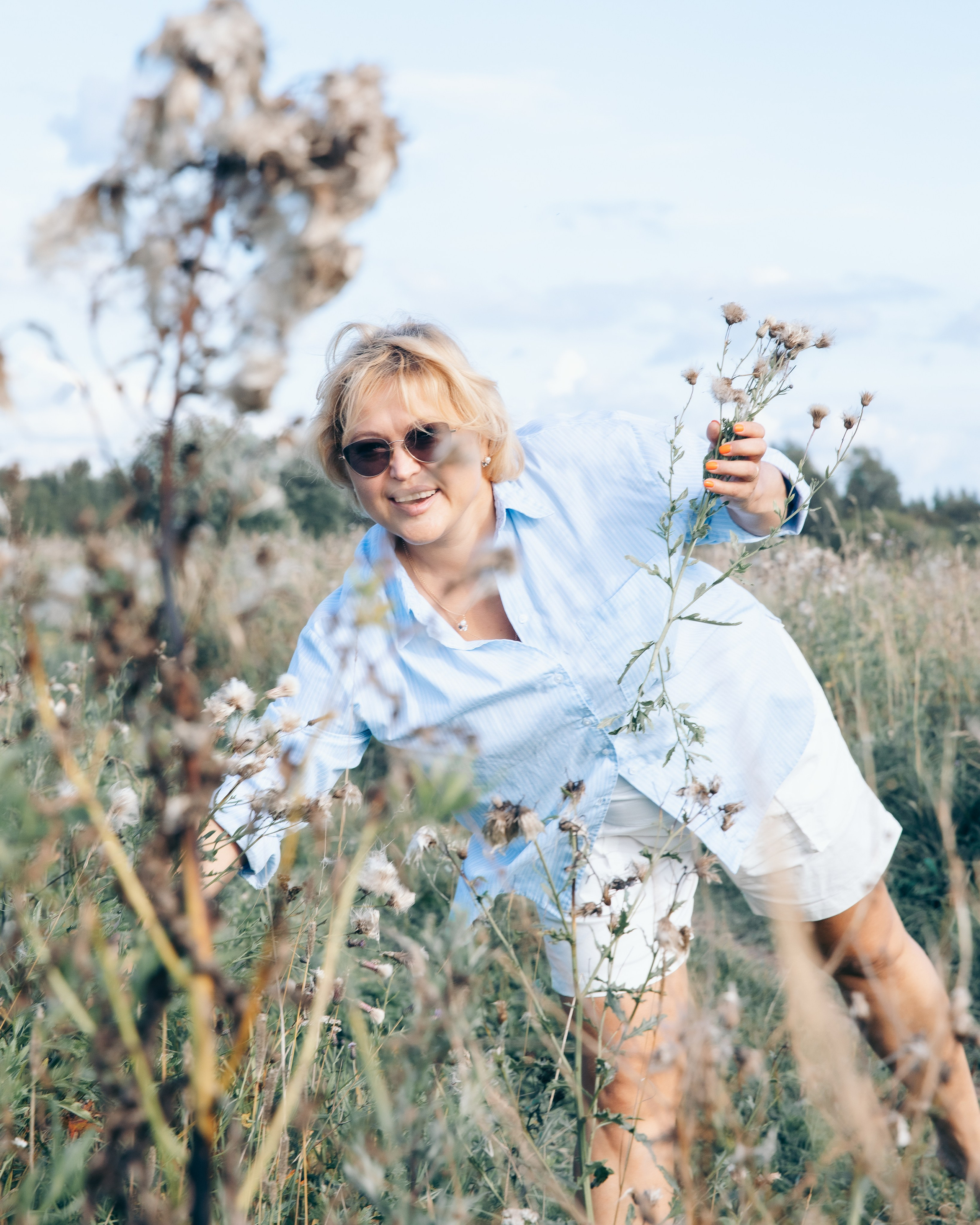 Наташа, Вадим, Арина, Тая и Пета. Август 2024. Фотограф в Санкт-Петербурге Алена Сертакова