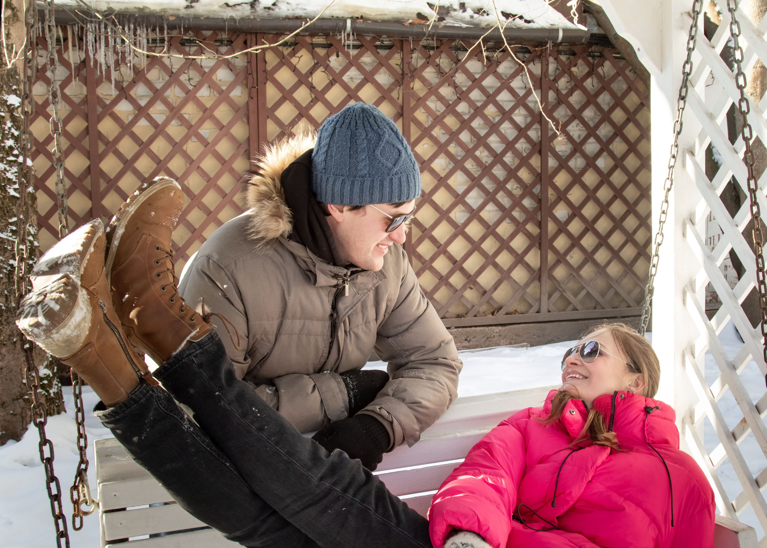 Такой снежный Зеленоградск. Fotografin in Zelenogradsk Liana Sopina