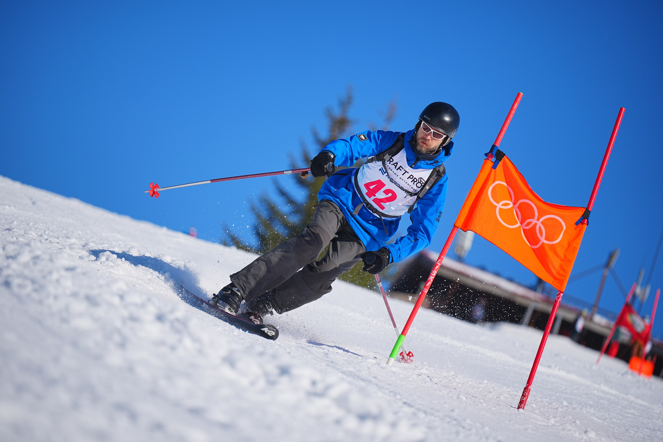 Шуколово. Открытое Первенство МФТИ по горным лыжам. GS, Telemark, 2024. Фотограф Студитский Евгений