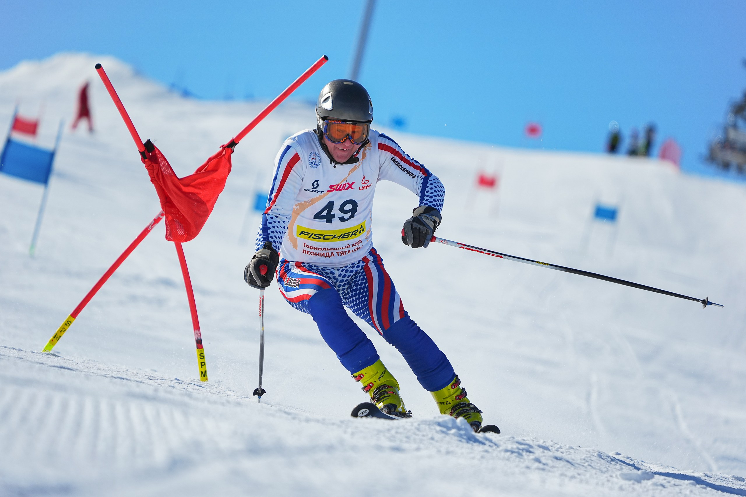 Соревнования «Приз горнолыжного клуба Леонида Тягачева», GS, 2024. Фотограф Студитский Евгений