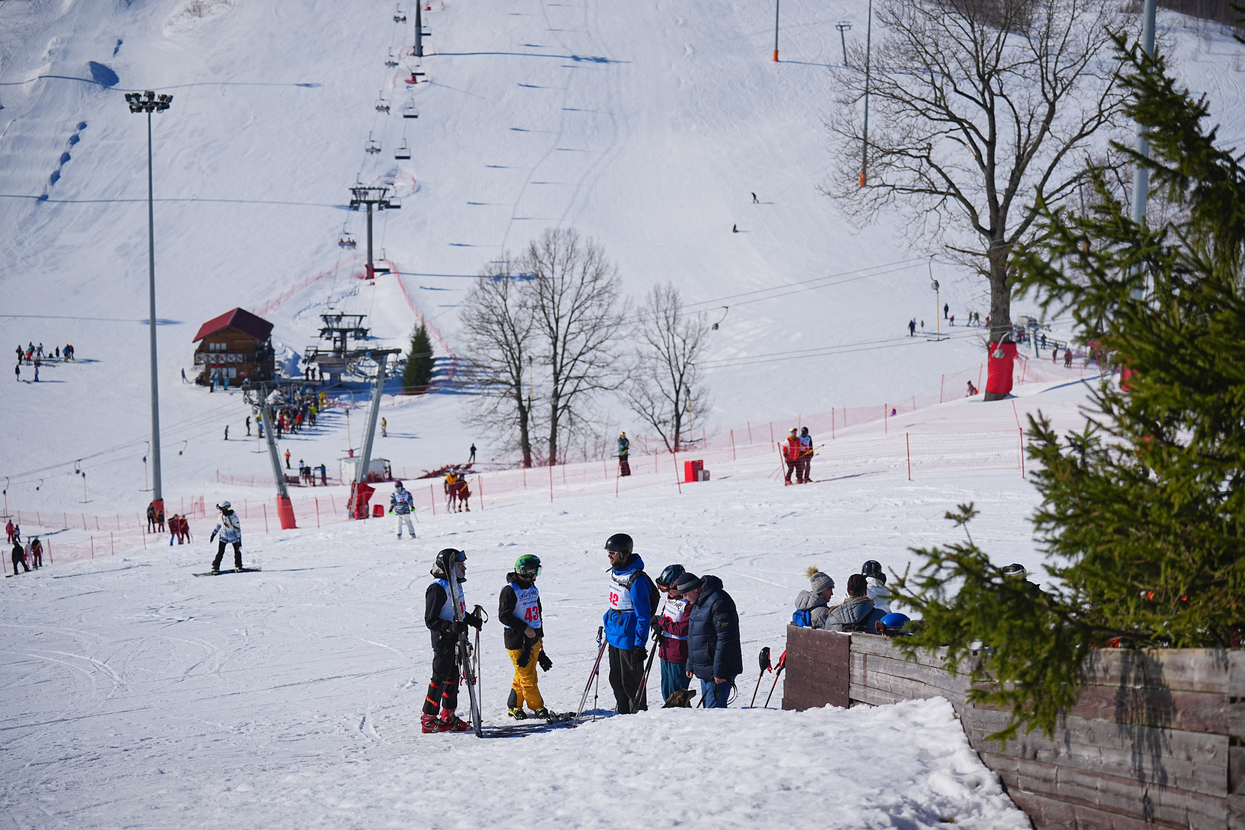 Шуколово. Открытое Первенство МФТИ по горным лыжам. GS, Telemark, 2024. Фотограф Студитский Евгений