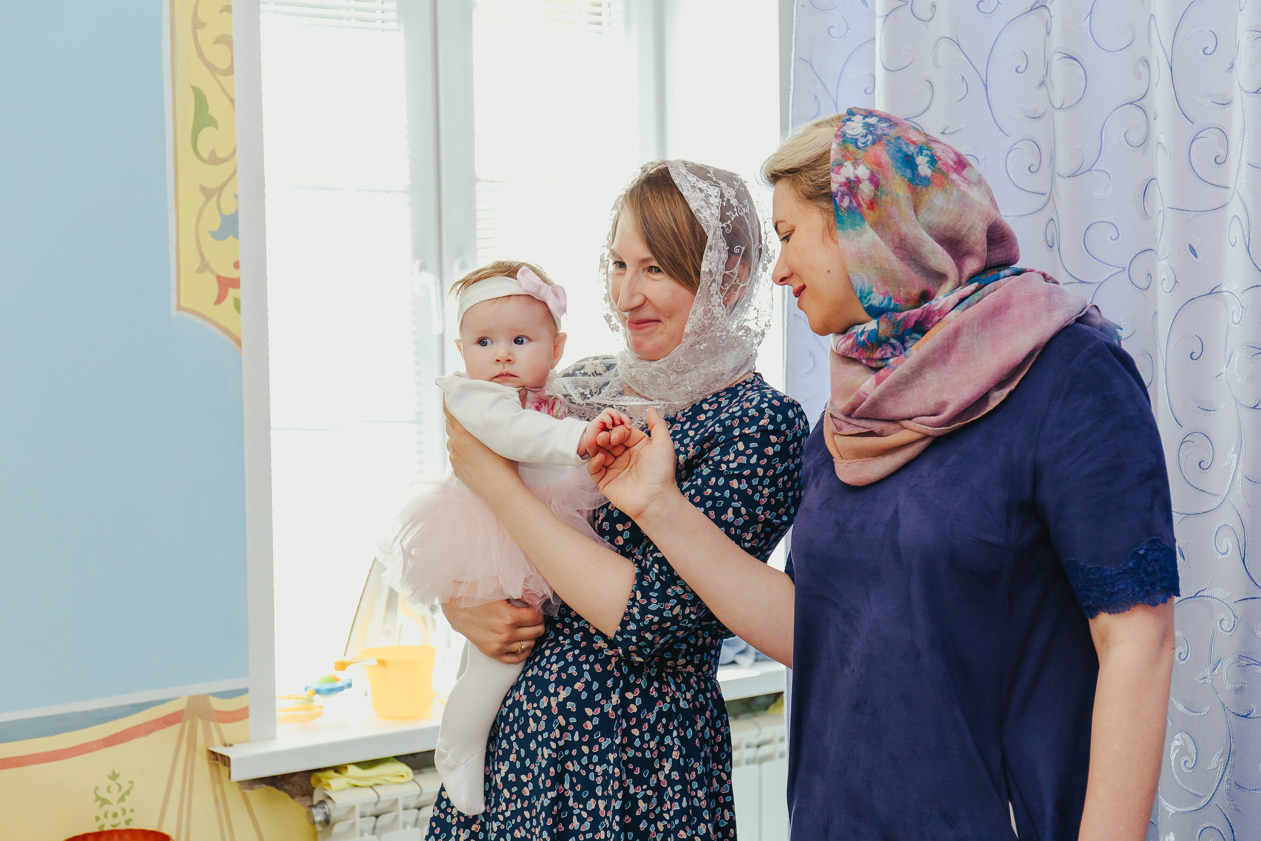 Фотосессия крещения малыша. Фотограф новорожденных и детский в Сергиевом Посаде Кругликова Юлия