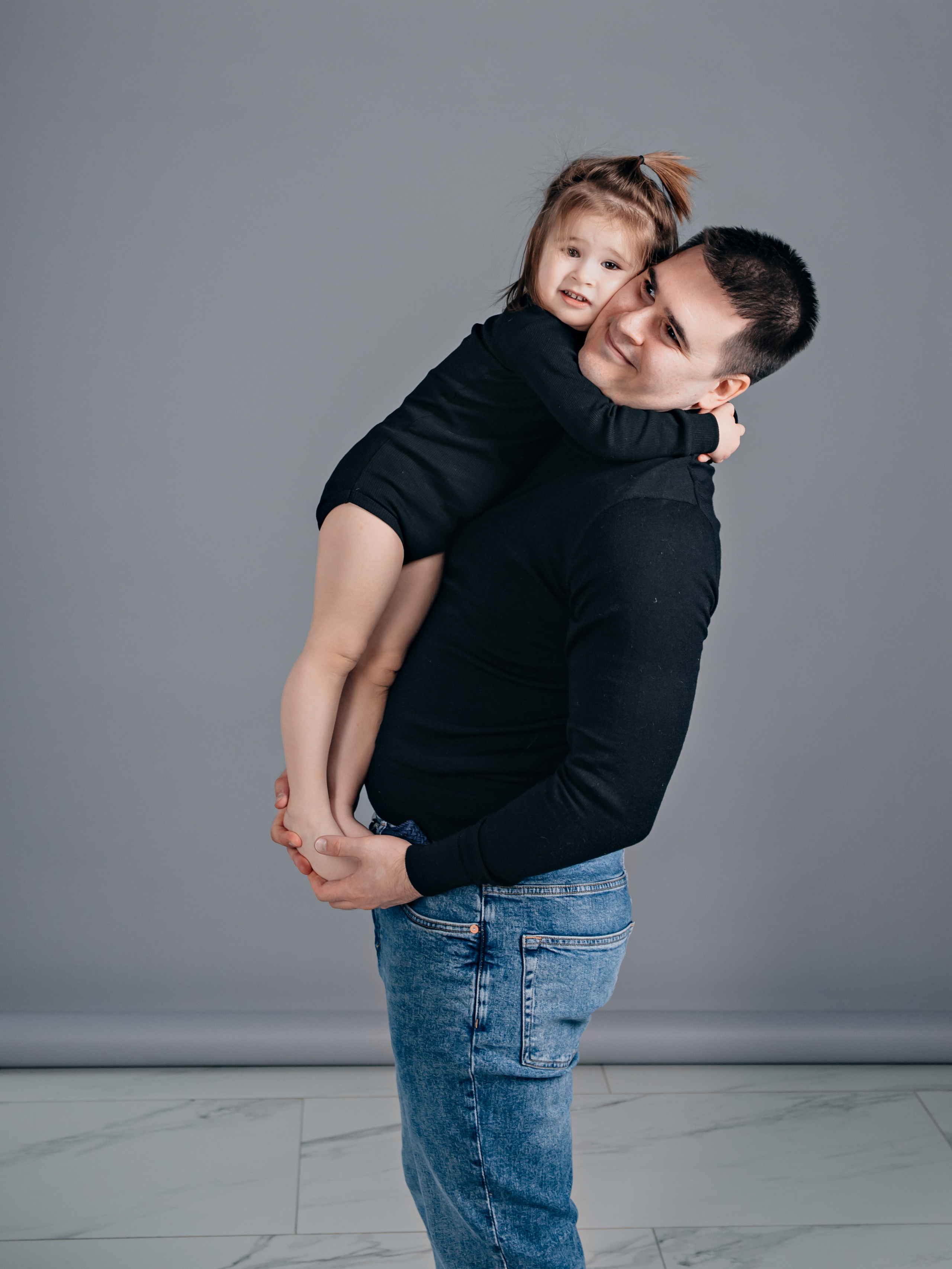 Семейная фотосессия в студии. Фотограф Москва