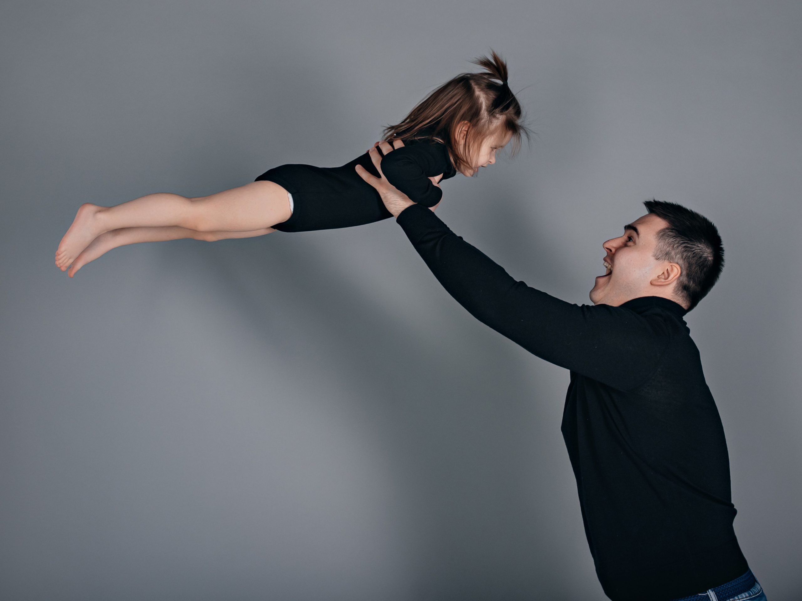 Семейная фотосессия в студии. Фотограф Москва