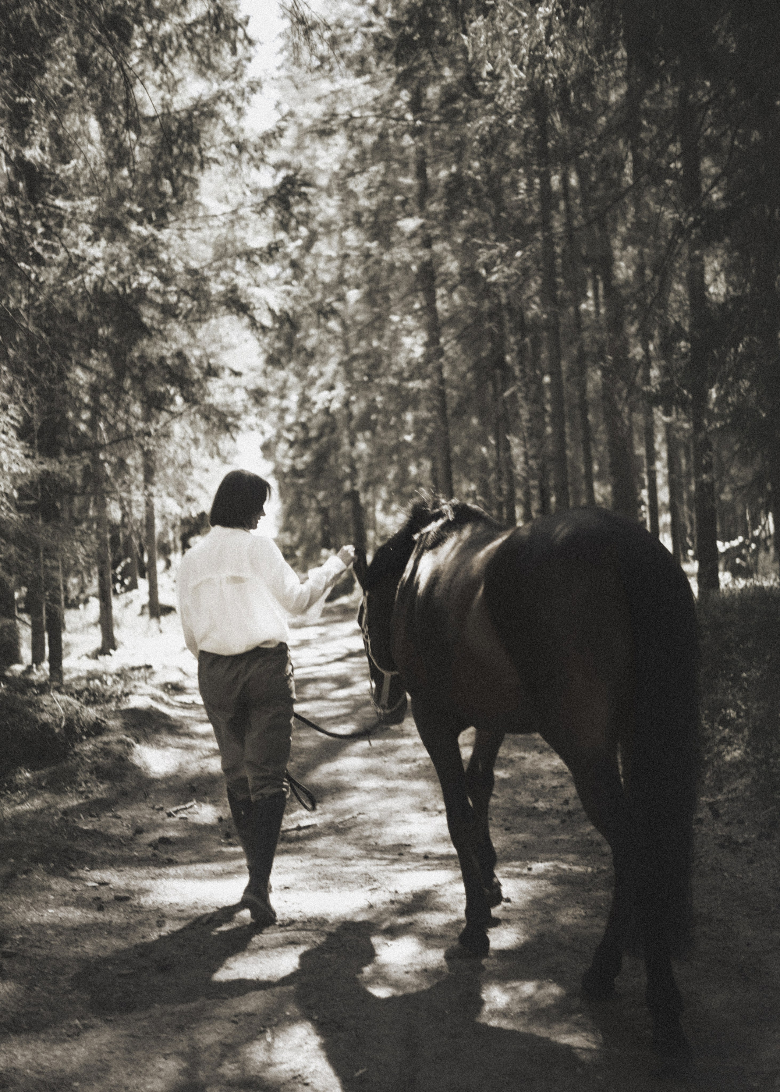 Наташа. Съёмка с лошадкой. Lickord