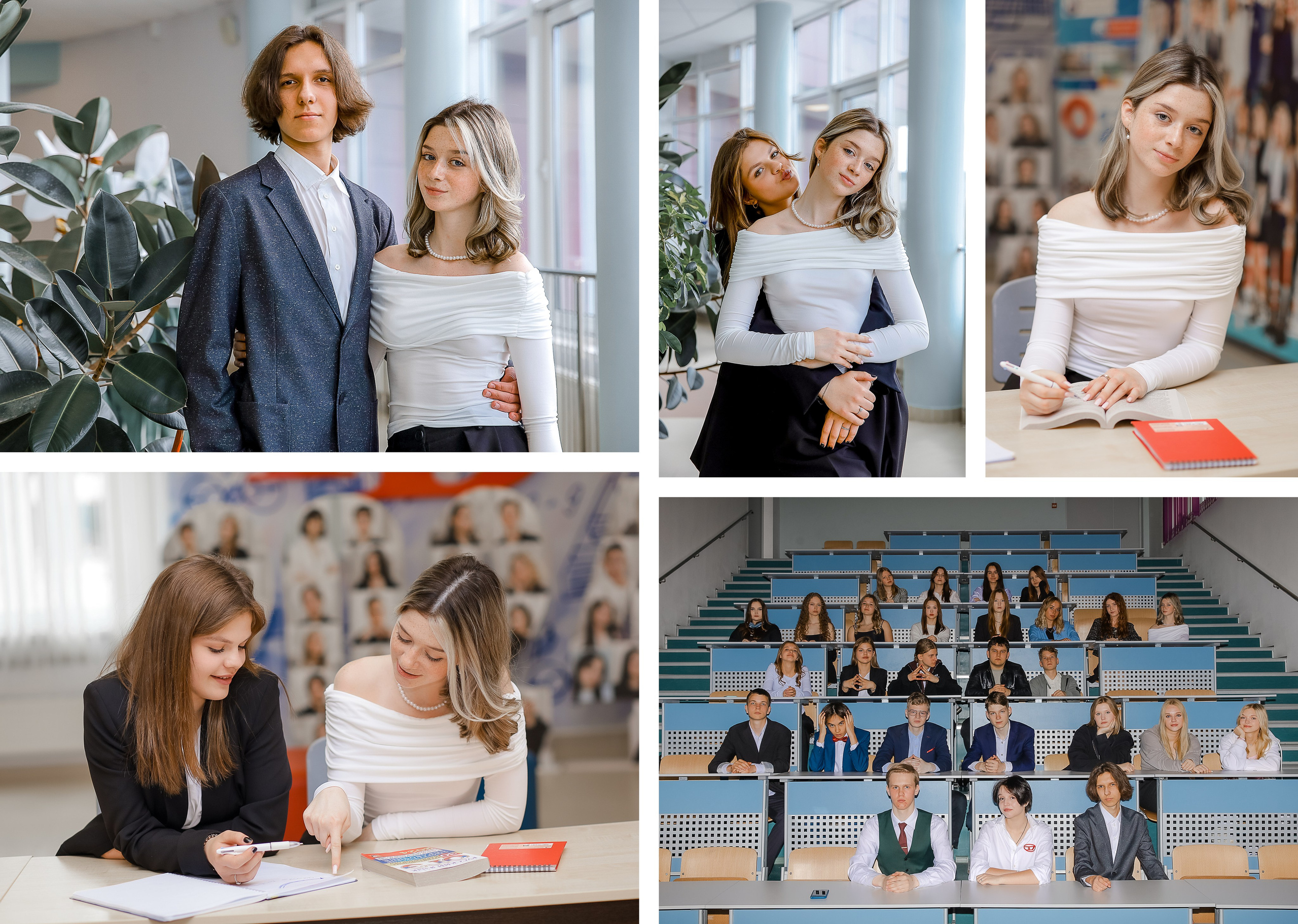 АЛЬБОМ 9 КЛАСС НА 5 РАЗВОРОТОВ. Фотограф в Москве Ольга Колесникова