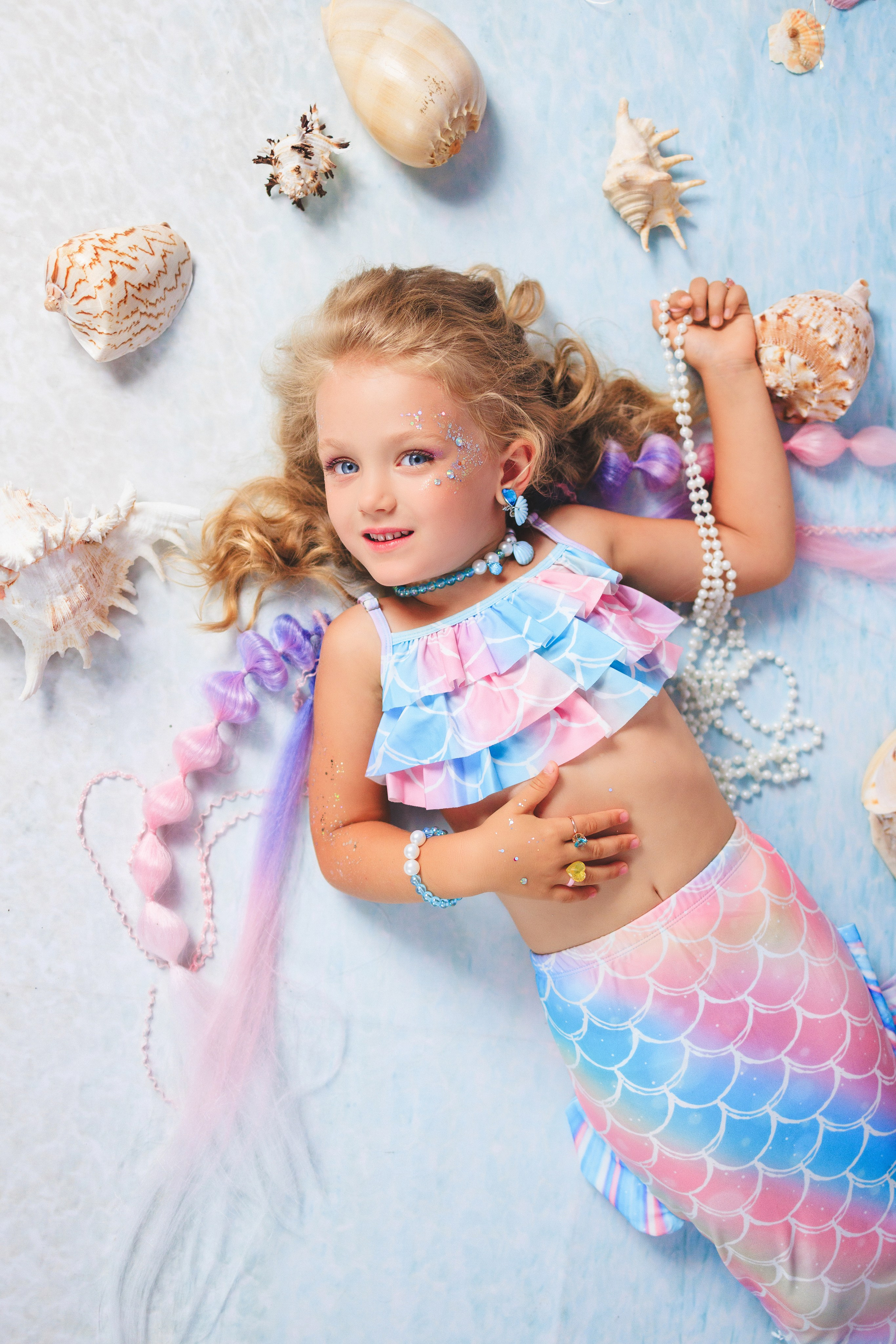 Детская фотосессия в образе «РУСАЛОЧКА», город Краснодар. Семейный и детский фотограф в Краснодаре Анна Трашкова