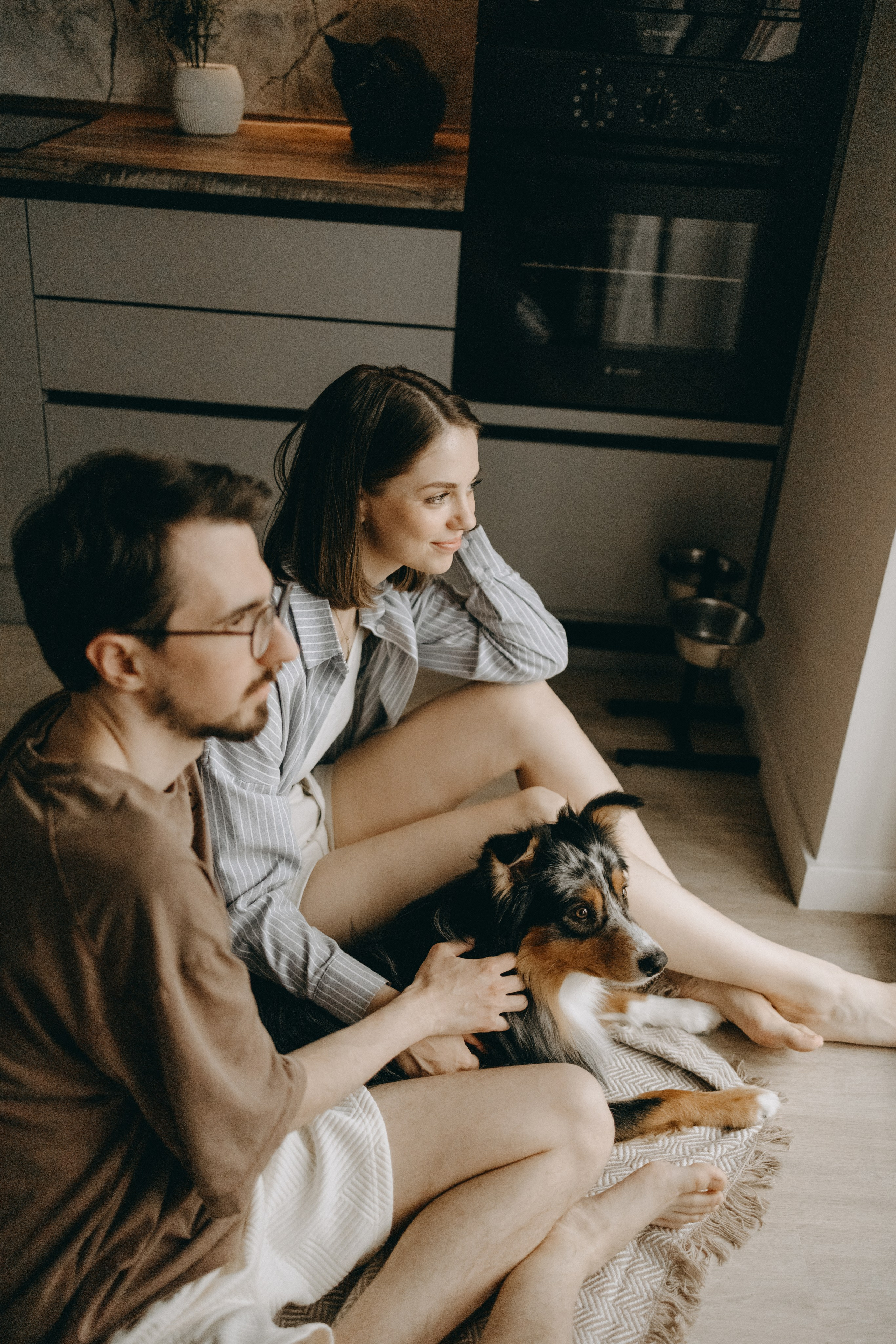 Настя, Никита и их Гром и Мяу. Фотограф — Анималист | Санкт-Петербург