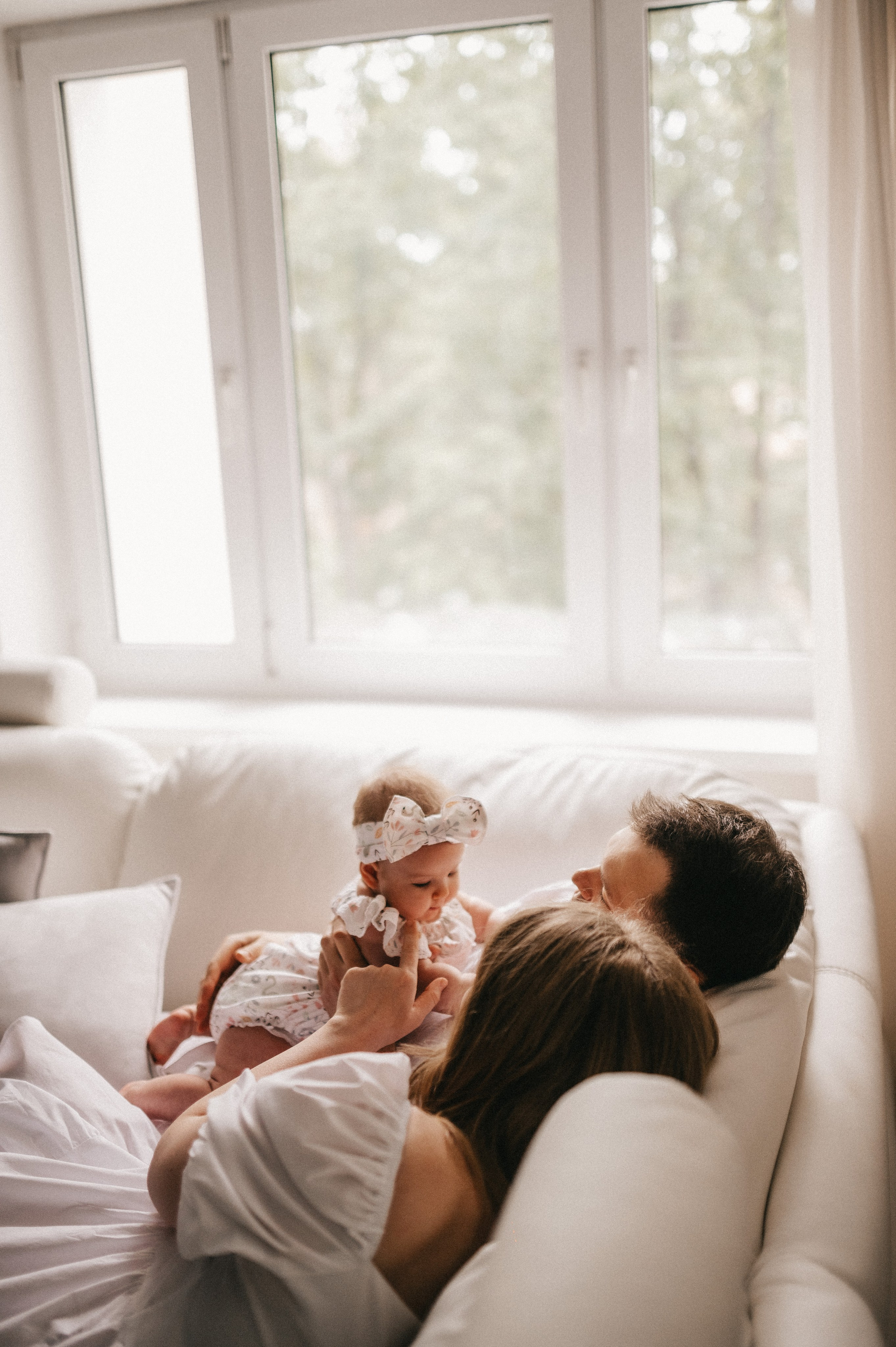 Сергей, Оксана и Алиса дома. Семейный и свадебный lifestyle-фотограф в Москве Мария Петрова