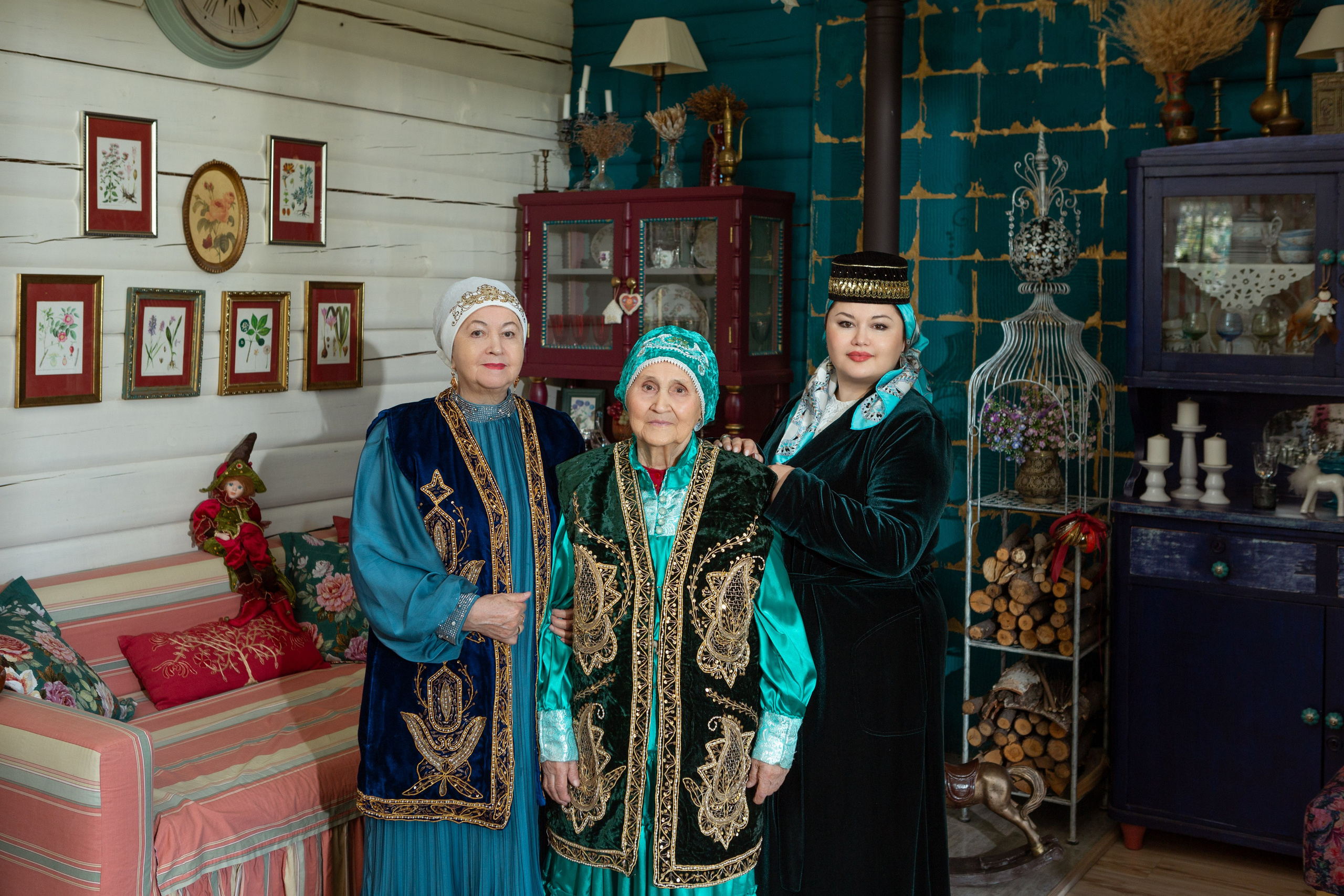 Семейная фотосессия в татарском и европейском стиле. Рекламный, предметный, репортажный, семейный фотограф и художник в Москве