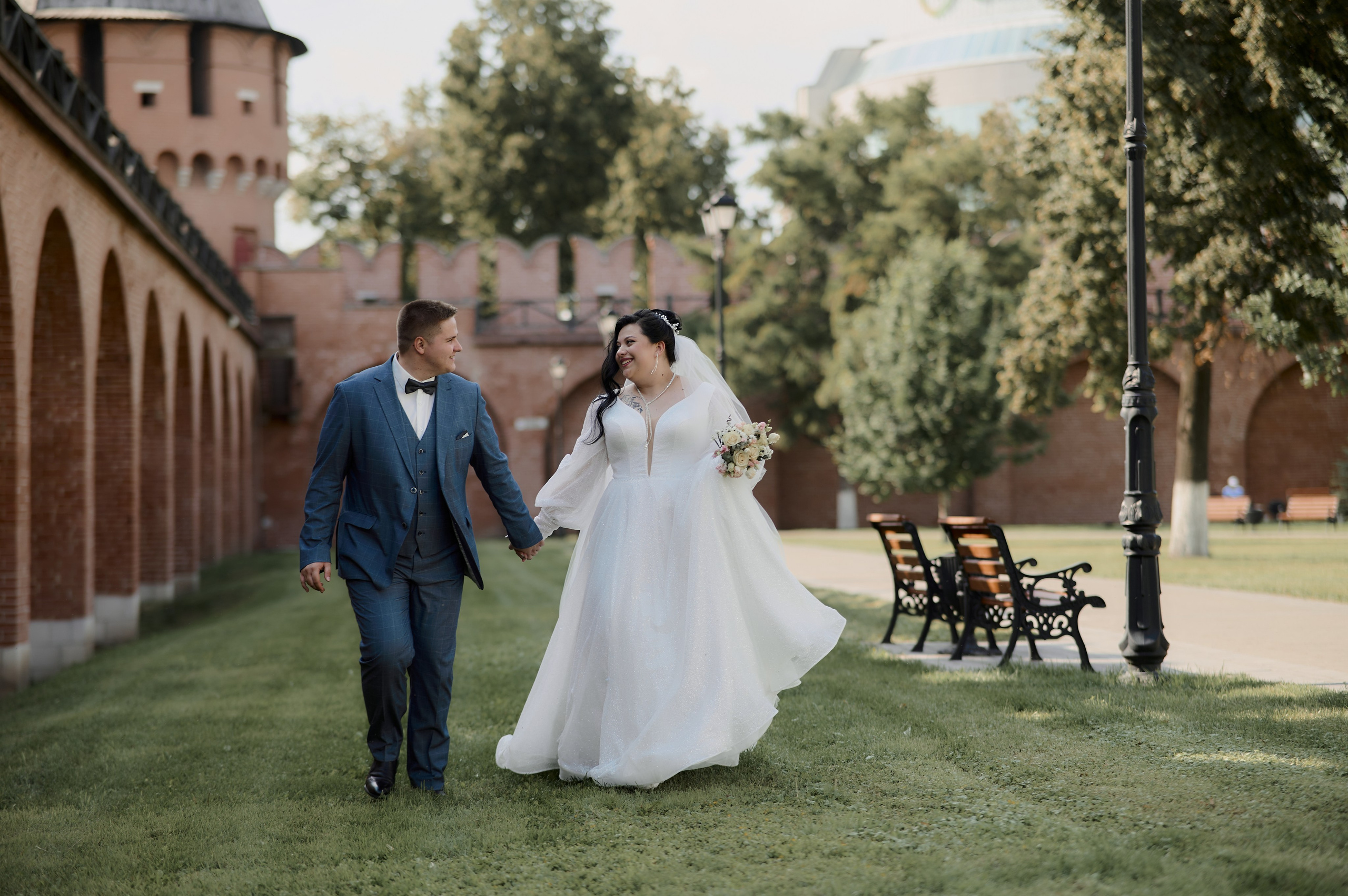 Свадебная фотосессия в студии. Свадебный фотограф в Туле Никита Беляев