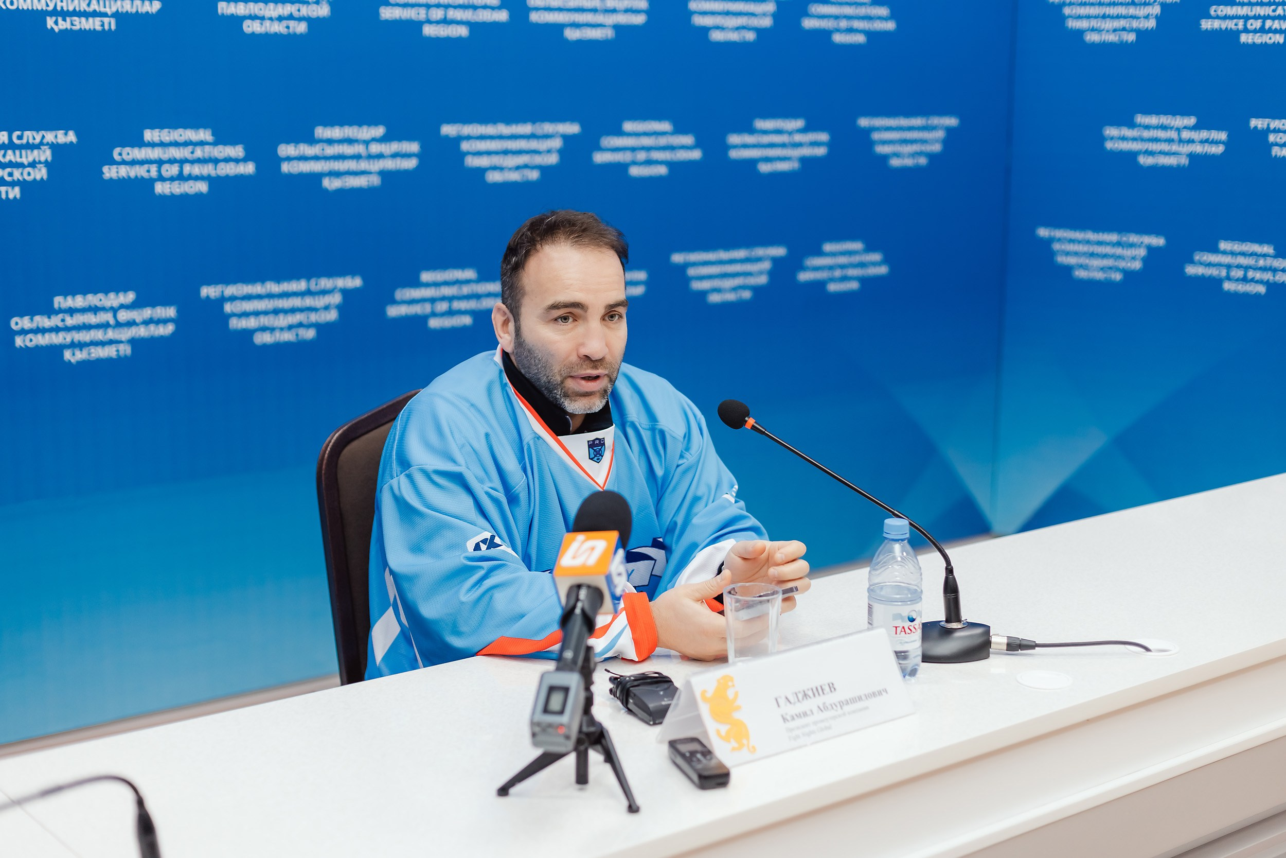 Пресс-конференция Камиля Гаджиева. Кипятком Павлодар