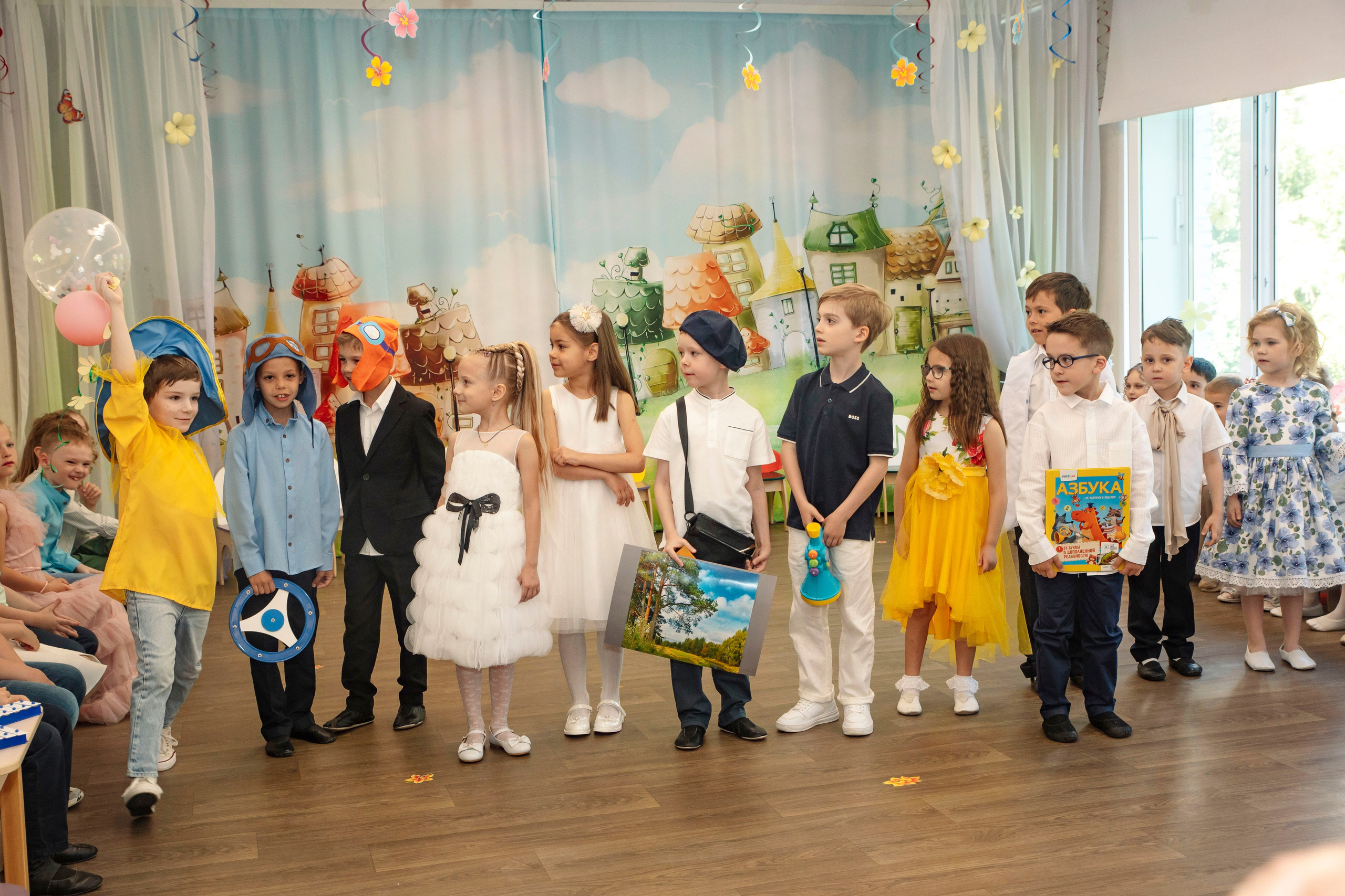 Выпускной в детском саду Маргаритка Курчатовская школа. Фотограф в Москве Яна Полосина