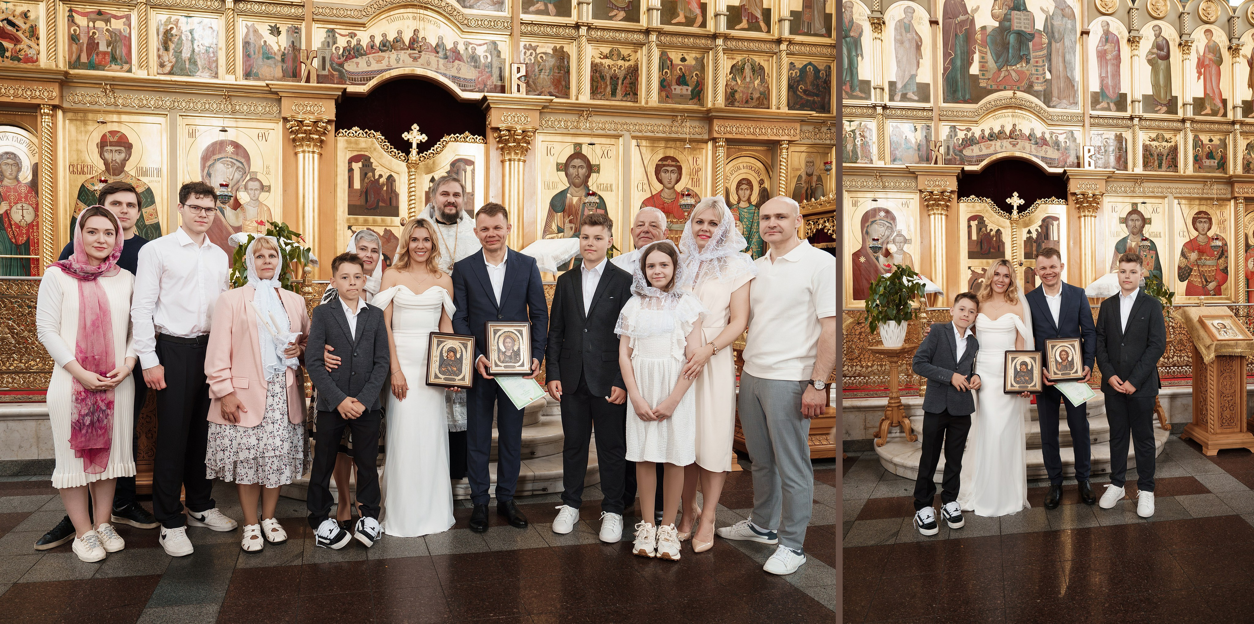 Храм Святого Великомученика Георгия Победоносца на Поклонной Горе, венчание 