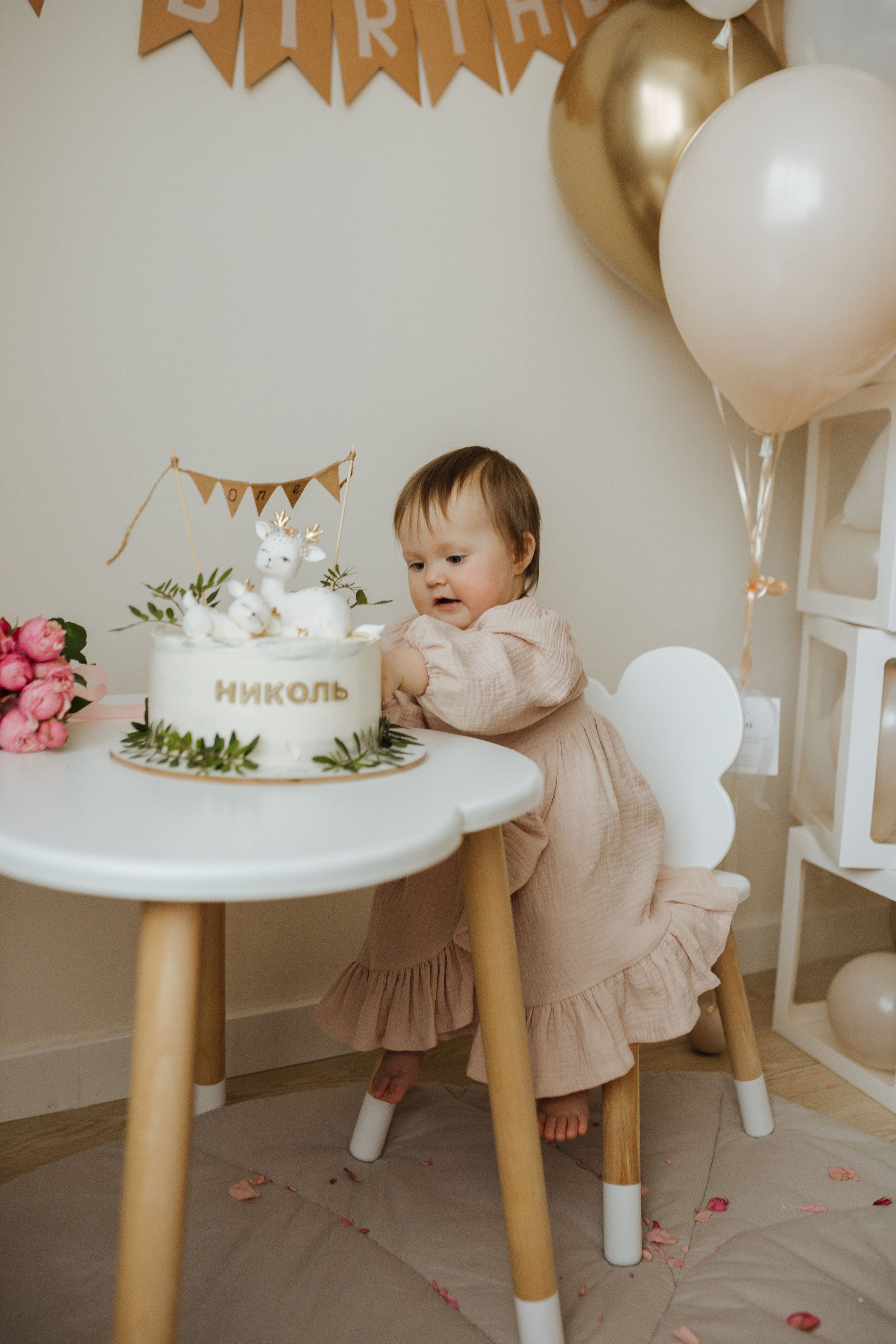 Домашний годик Николь. Свадебный и семейный фотограф в Белгороде Юлия Першина