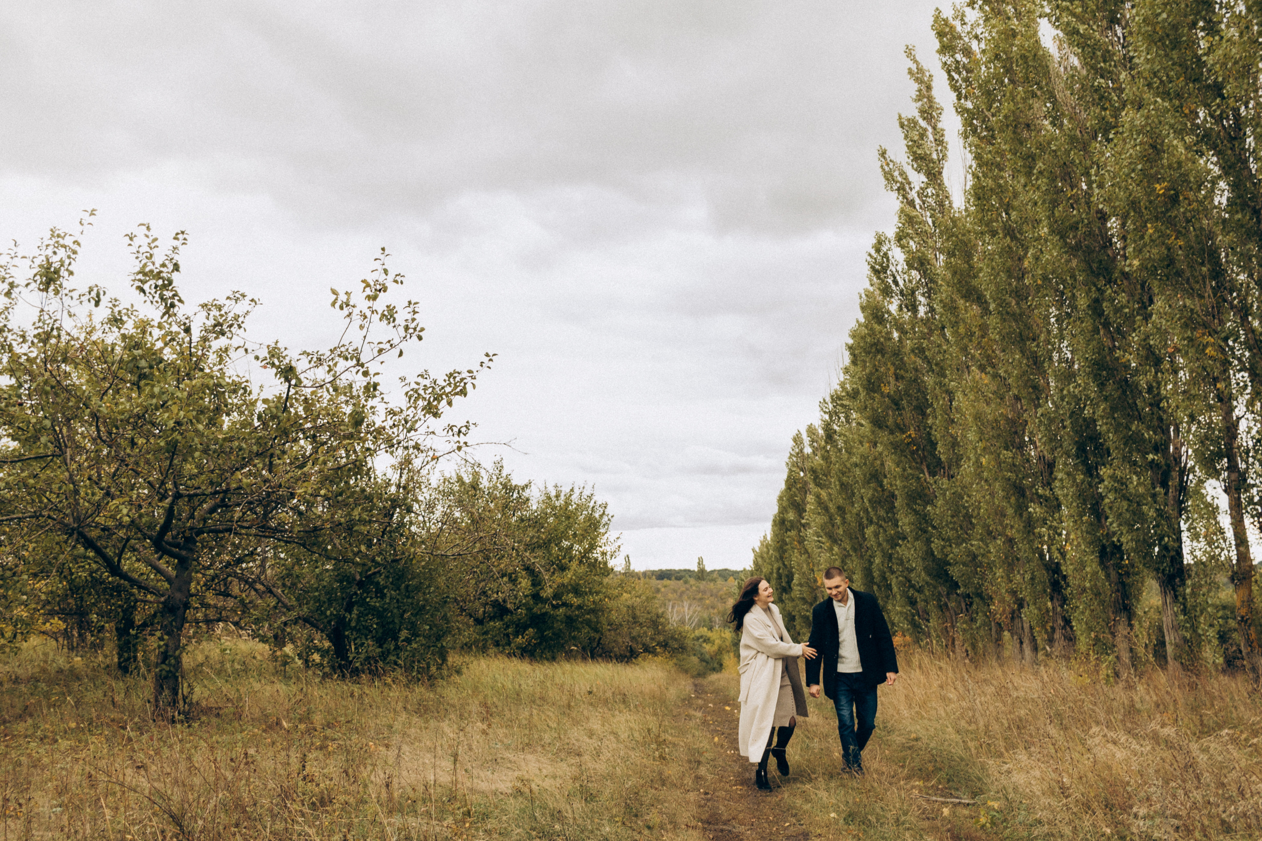 Витя и Катя в осеннем саду. Свадебный и семейный фотограф в Белгороде Юлия Першина