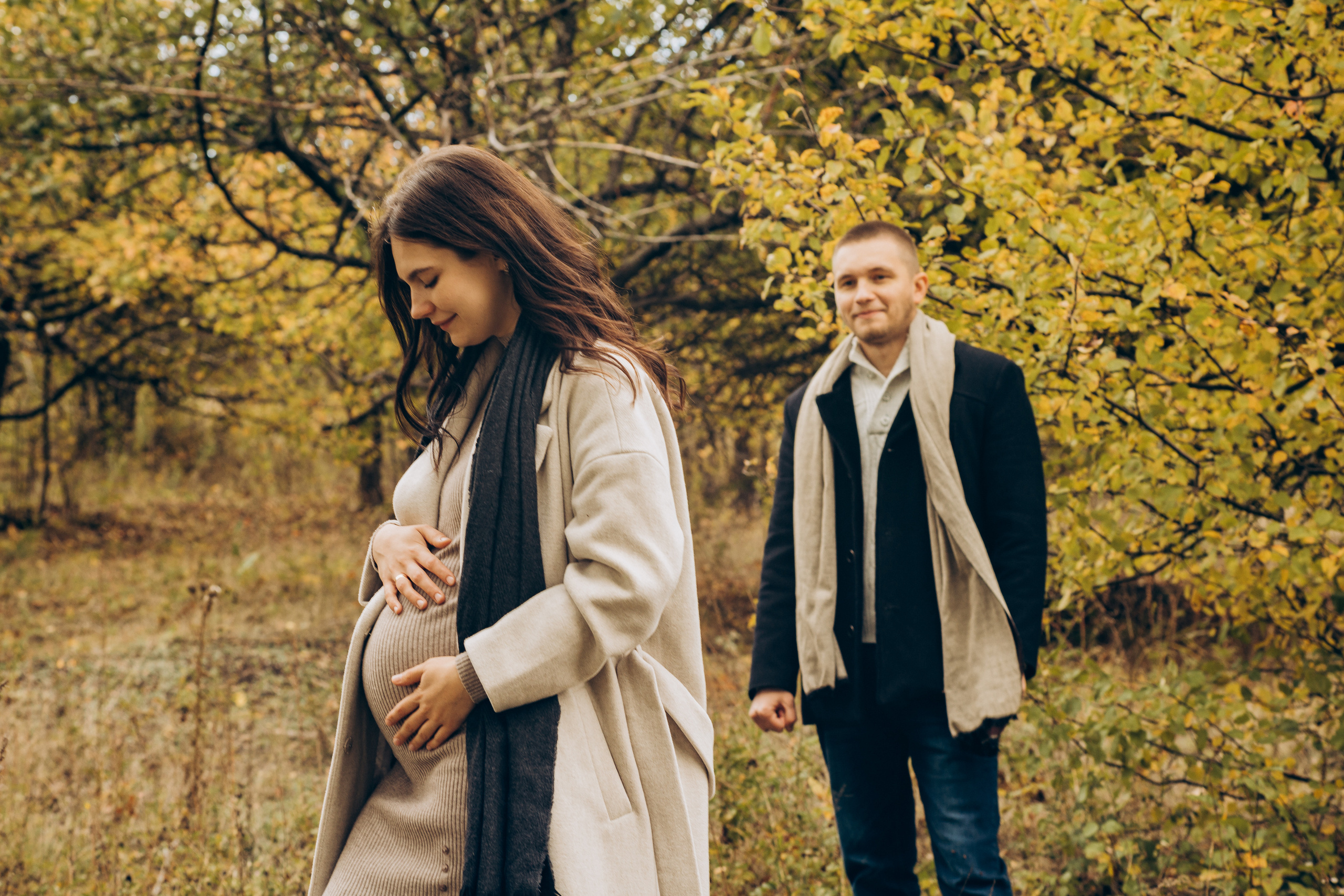 Витя и Катя в осеннем саду. Свадебный и семейный фотограф в Белгороде Юлия Першина