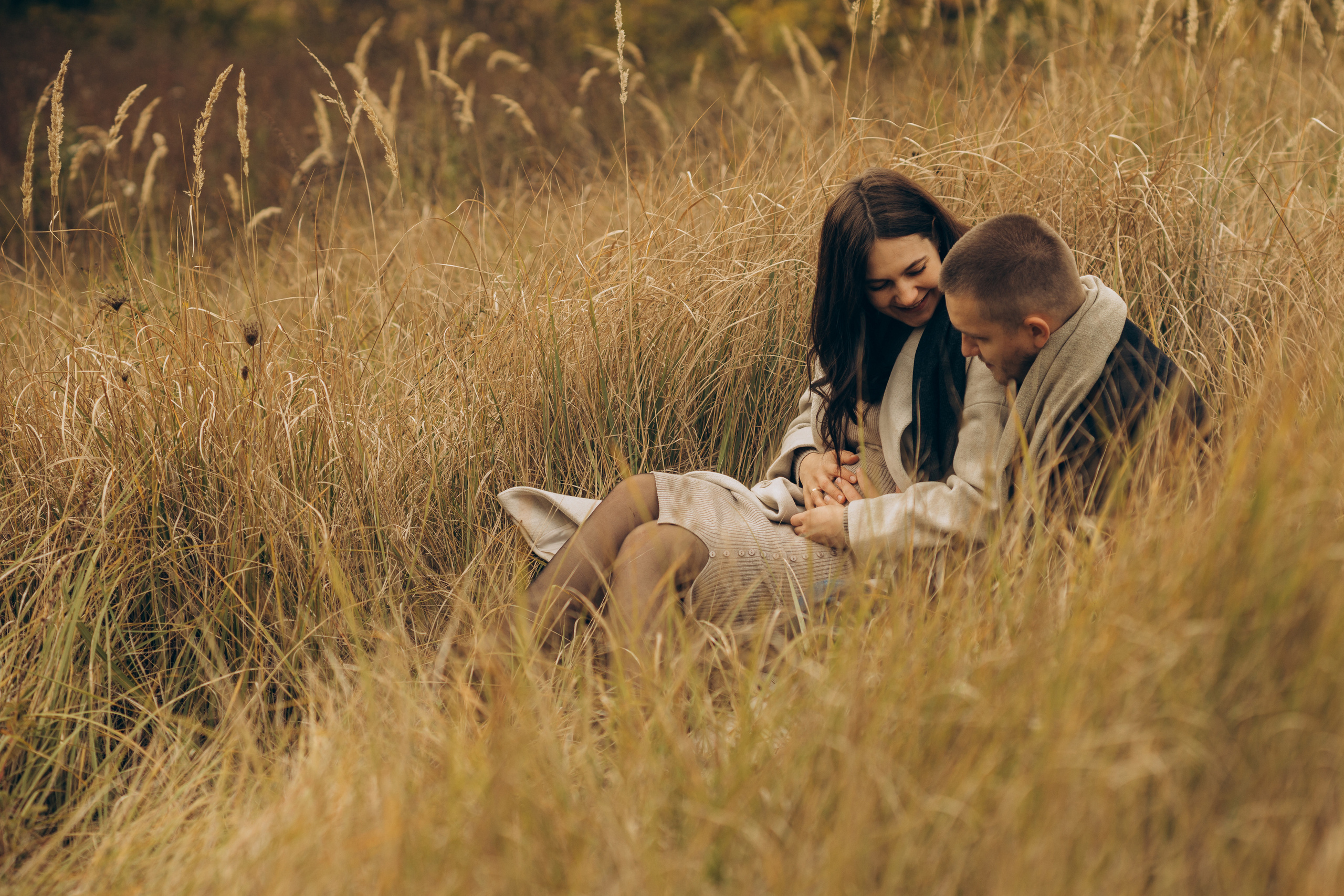 Витя и Катя в осеннем саду. Свадебный и семейный фотограф в Белгороде Юлия Першина