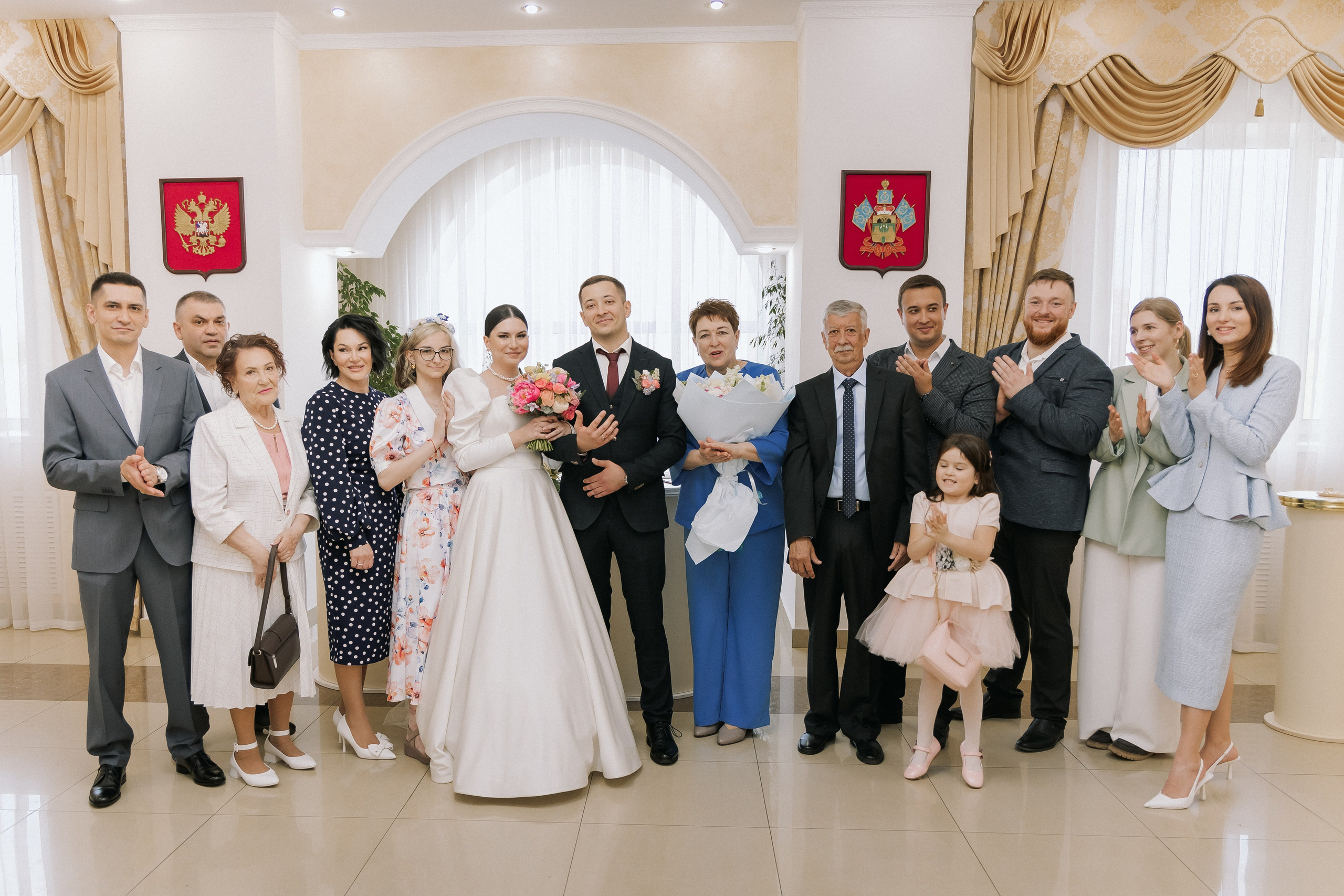 Яна и Святослав. Свадебный день. Свадебная фотография. Арина Рубах