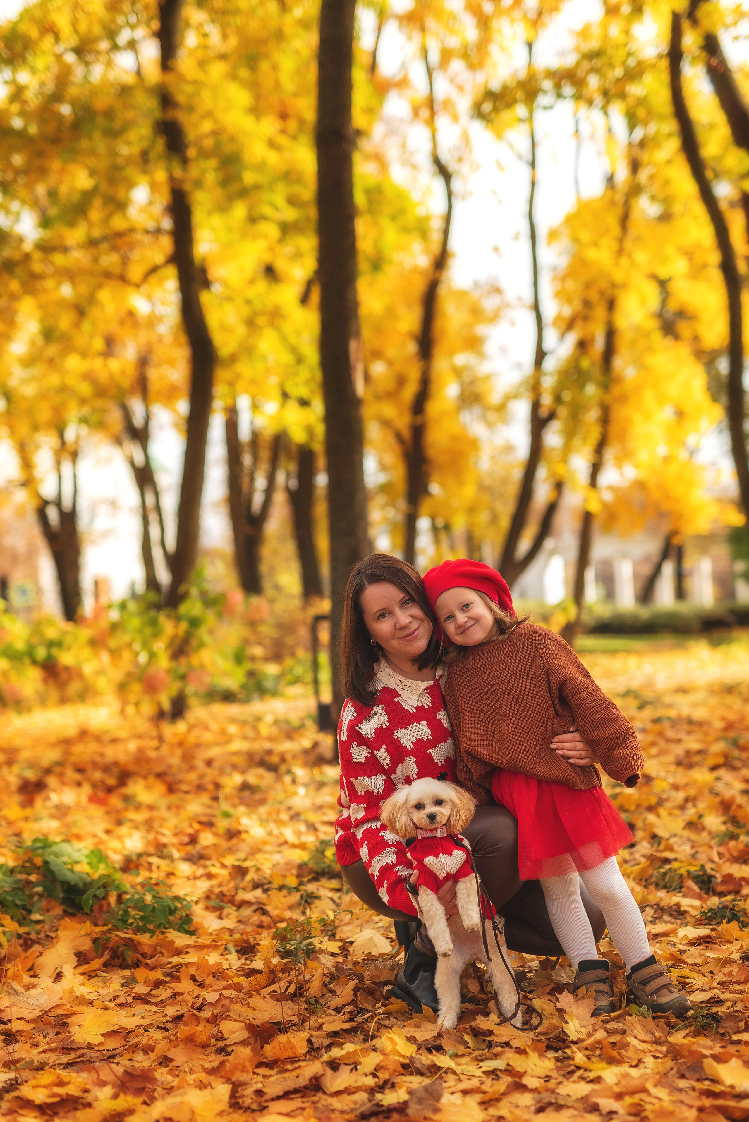 Осенняя фотосессия мама и дочка. Семейный, детский фотограф в Воронеже Анна Никитина