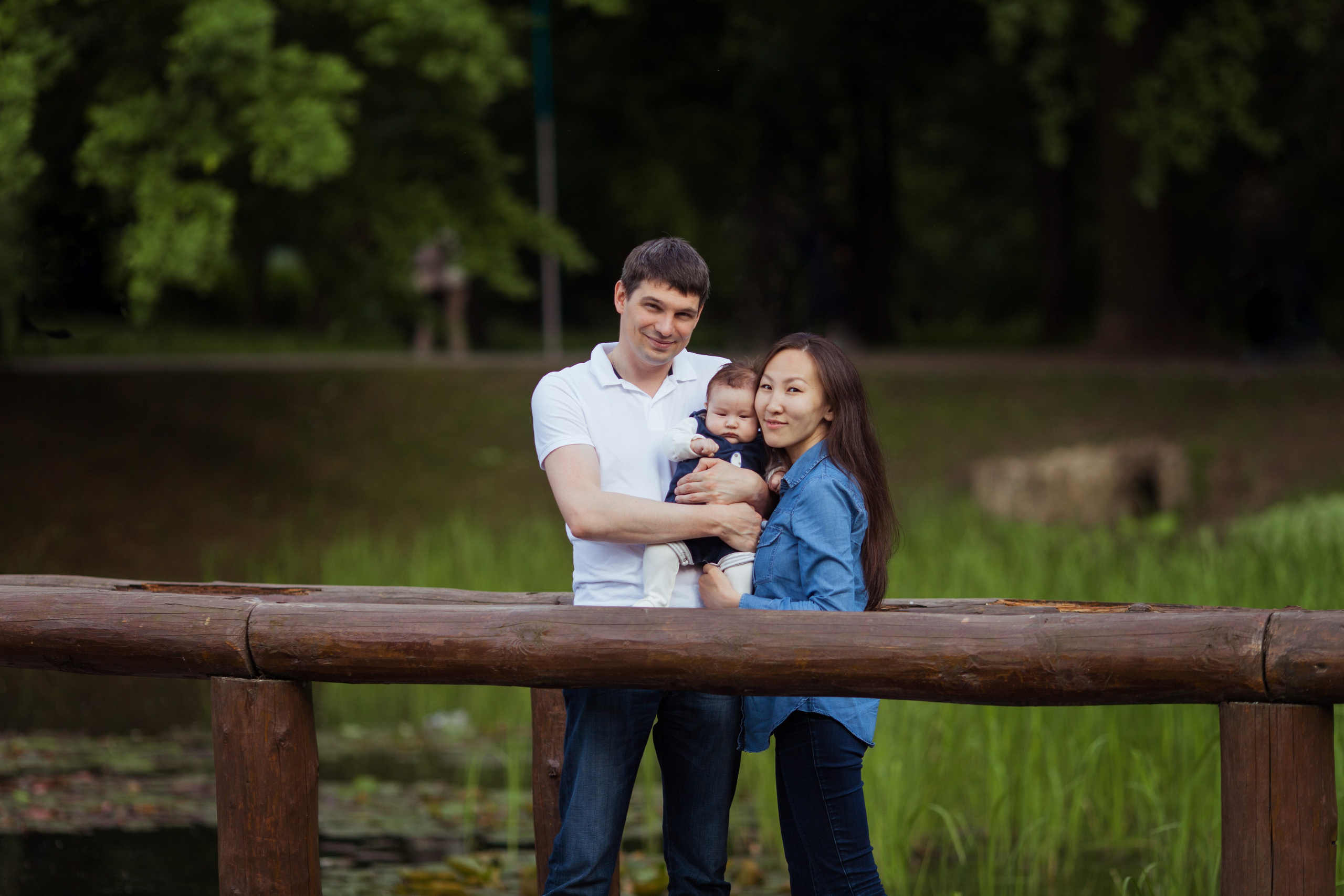 Элина, Максим и Родион. Фотограф на Крещение, семейный фотограф в Москве