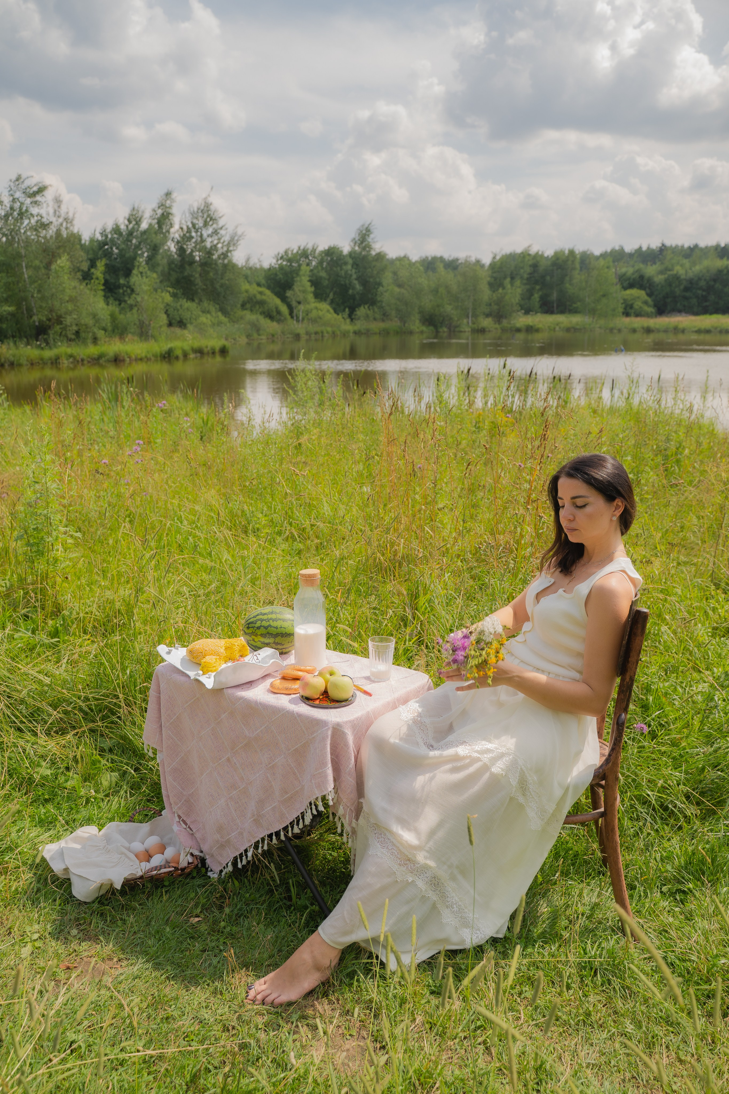 Фотосессия на природе «прачка»