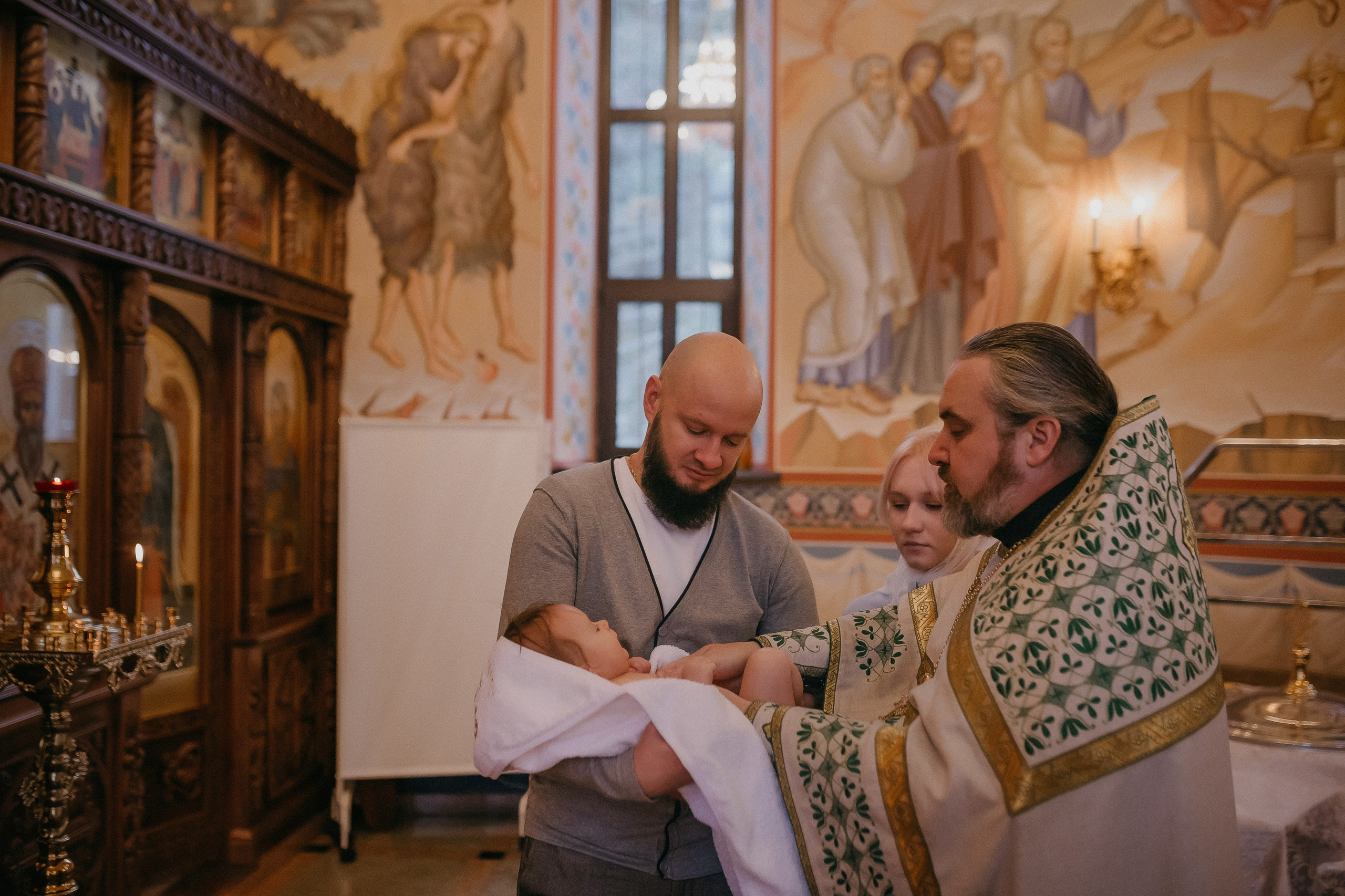 Крещение Владимира. Храм Георгия Победоносца. Семейный фотограф в Сургуте
