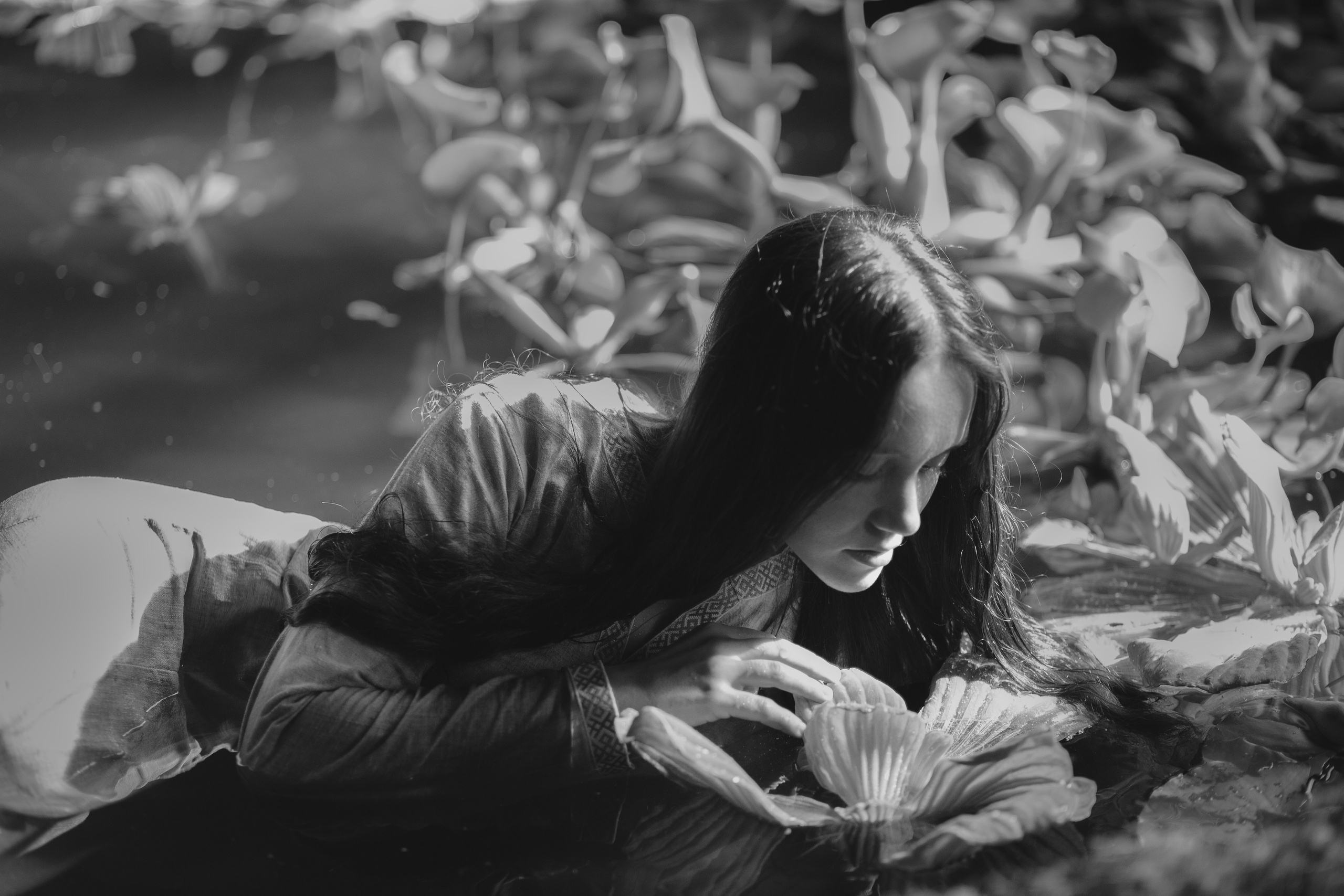 Татьяна в кувшинках. Фотограф в Новосибирске Краснова Евгения