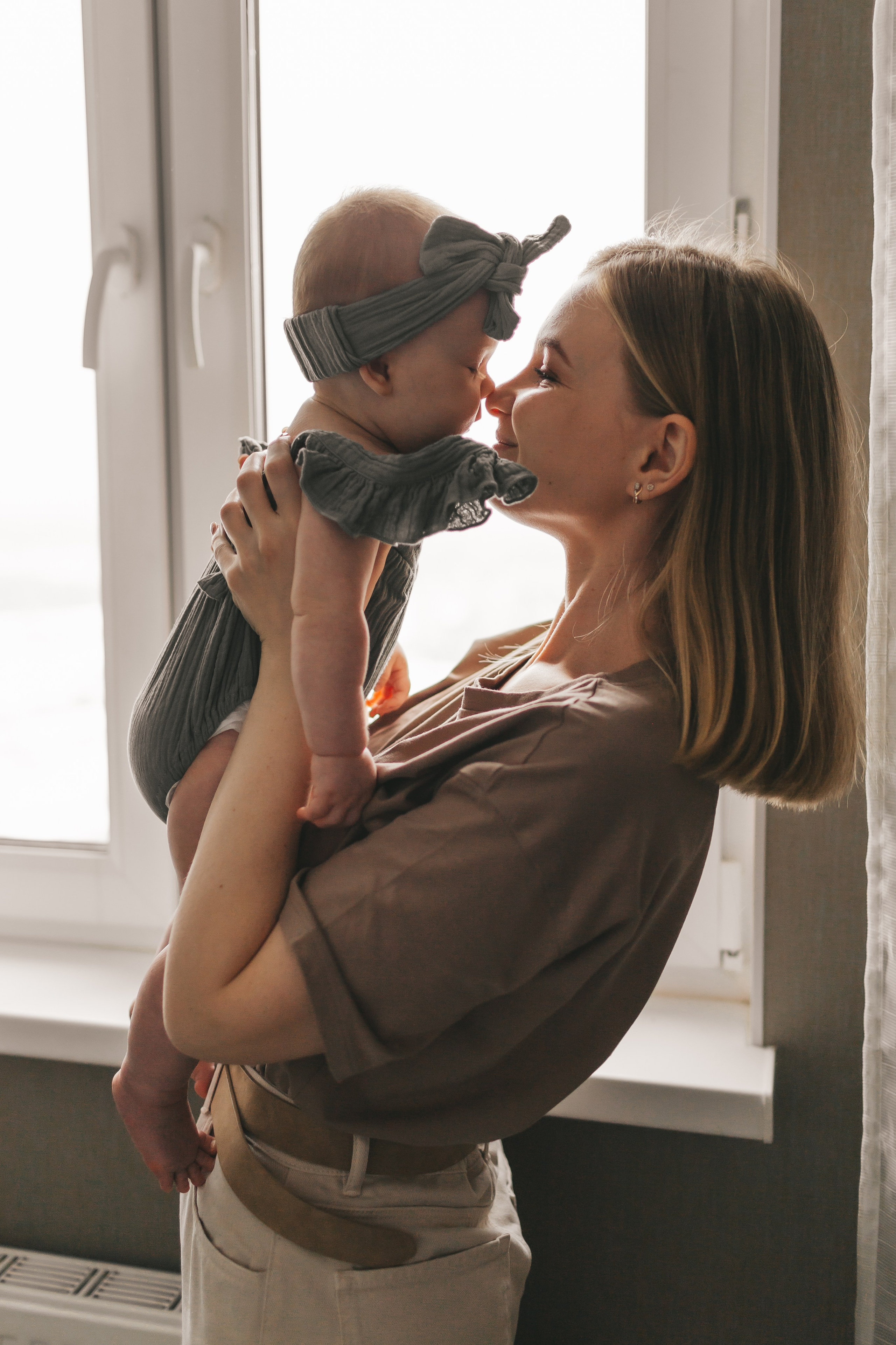 Женя, Юля и Вероника (домашняя фотосессия). Семейный и детский фотограф и видеограф в Москве, Дрокина Наталья