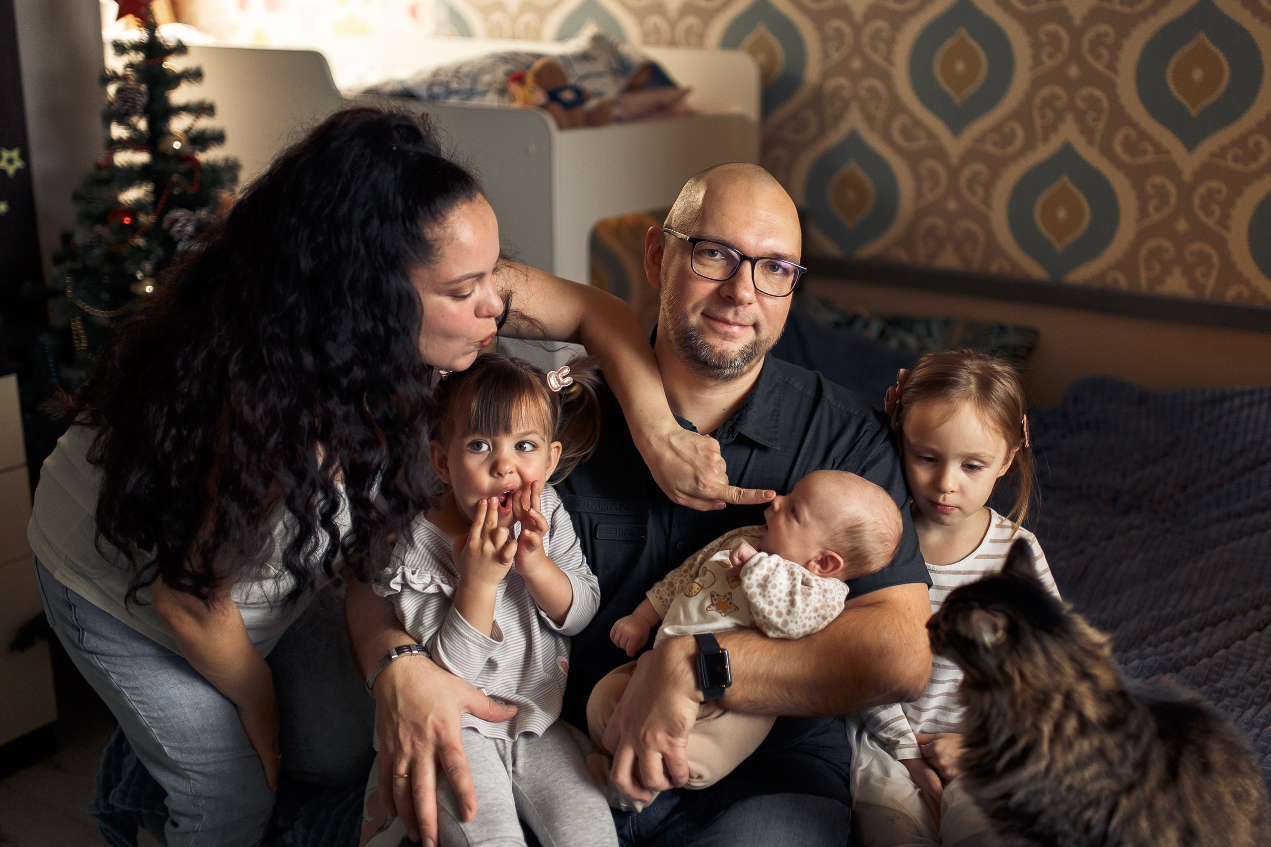 Николай, Валентина, Марьяна, Вероника и Лев. Елена Семейный фотограф Санкт-Петербург