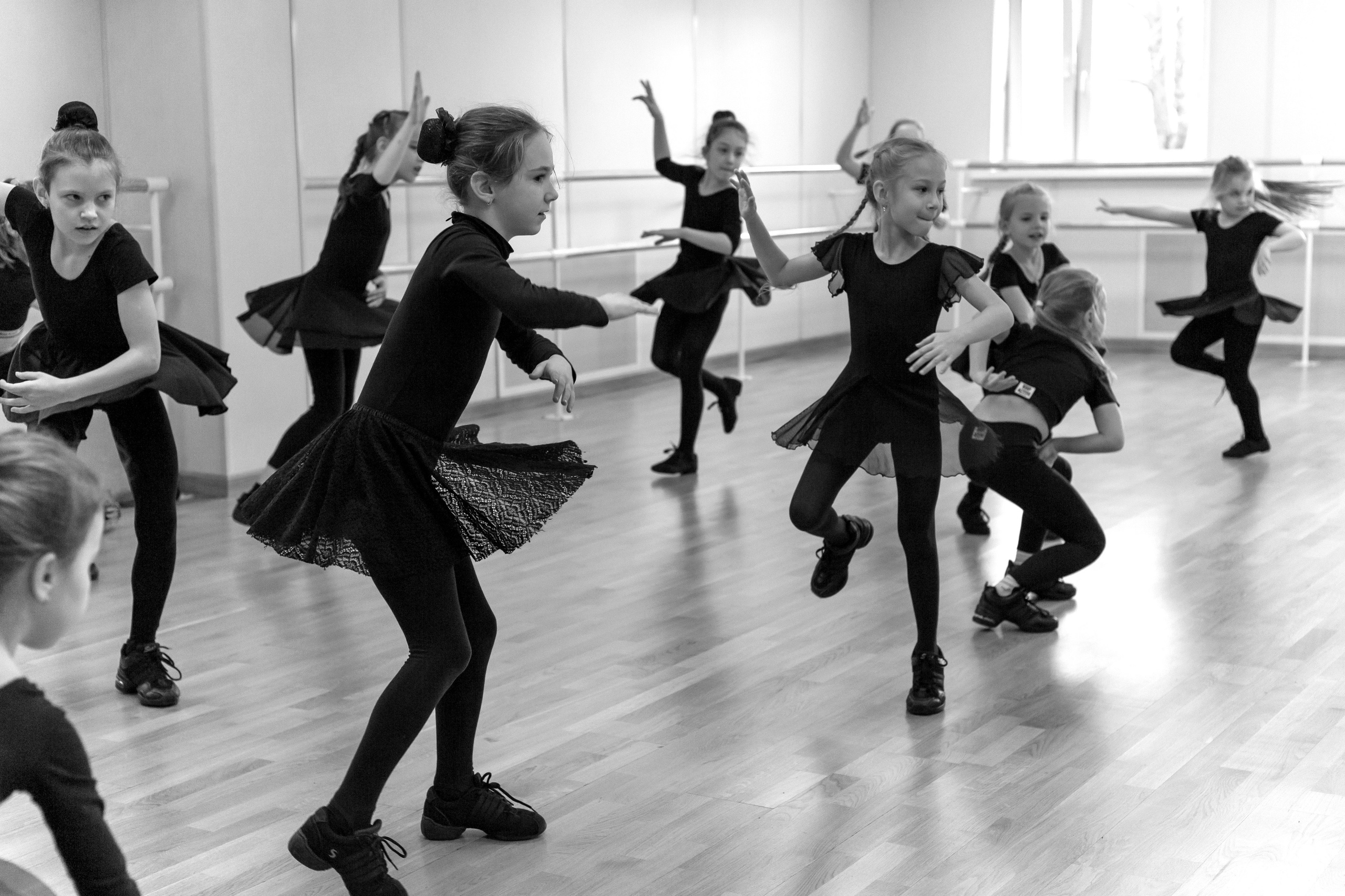 Танцевальные занятия младшая группа. Театр на льду «Алеко». Репортажный фотограф в Москве