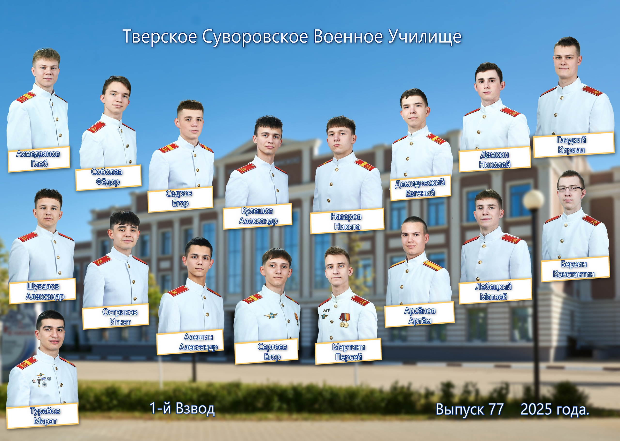 Выпуск 77 Рота 6 2025 год. Портретный фотограф в Твери Дмитрий Козьминых