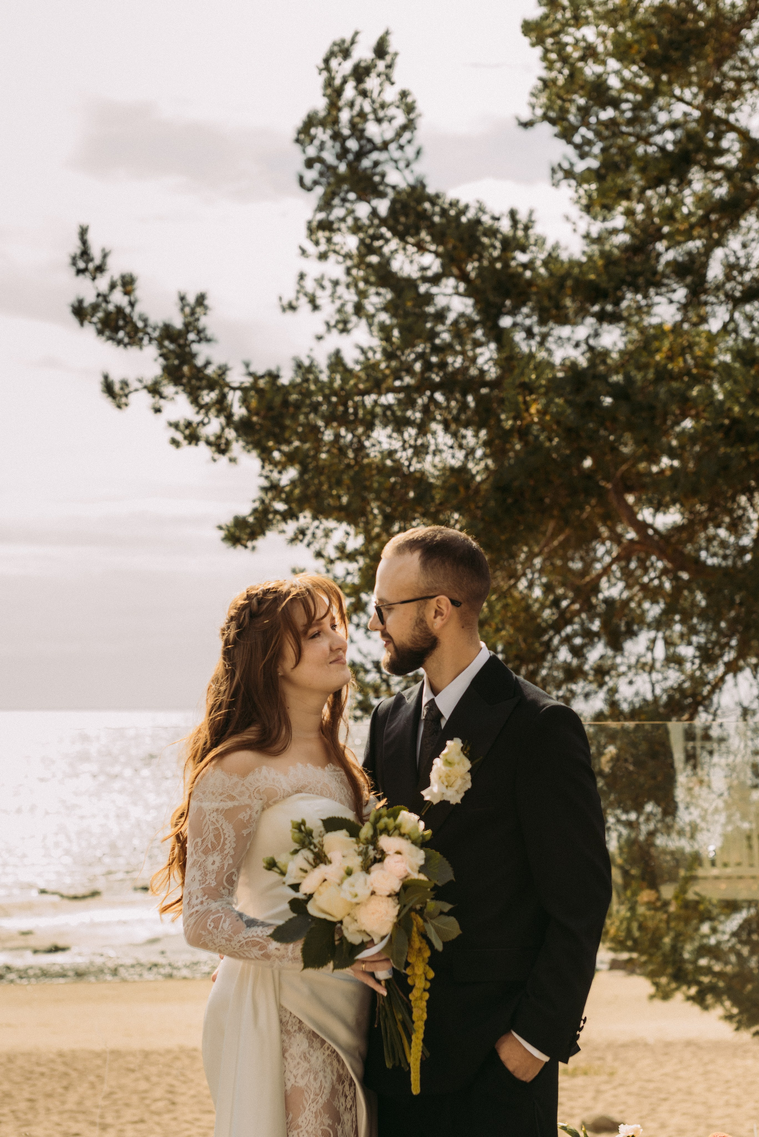 Выездная церемония у залива. Семейный, Свадебный фотограф СПБ Питер— Романова Екатерина