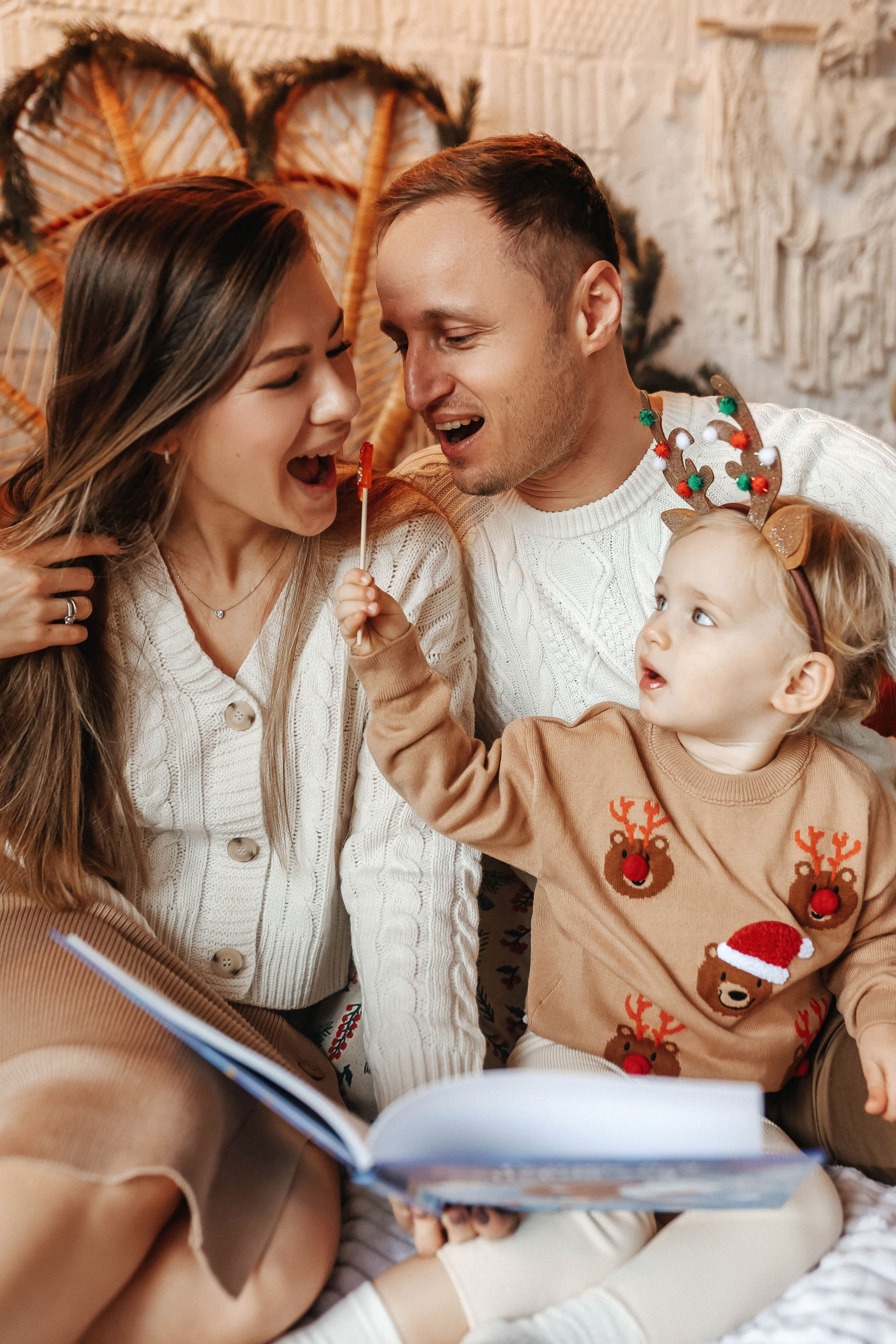 Новогодняя семейная фотосессия с детьми. Свадебный и семейный фотограф в Москве
