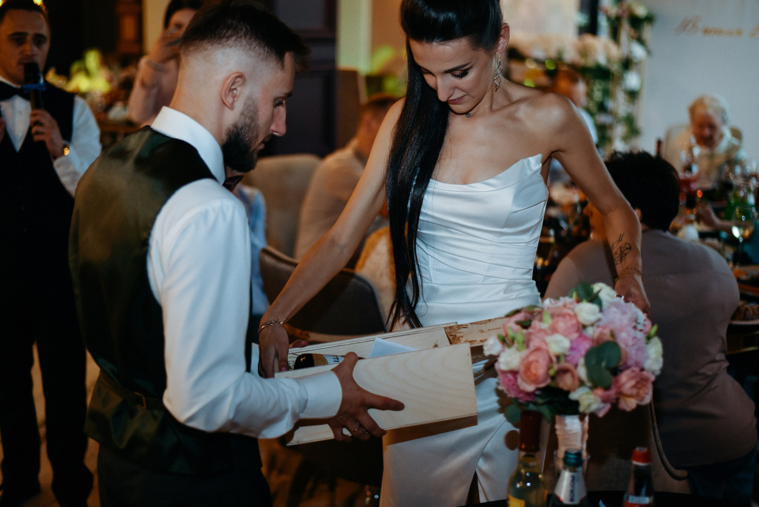 Виктор и Ангелина Банкет на 100 гостей Ресторан Segreto. Фотограф Лола Волна, город Москва