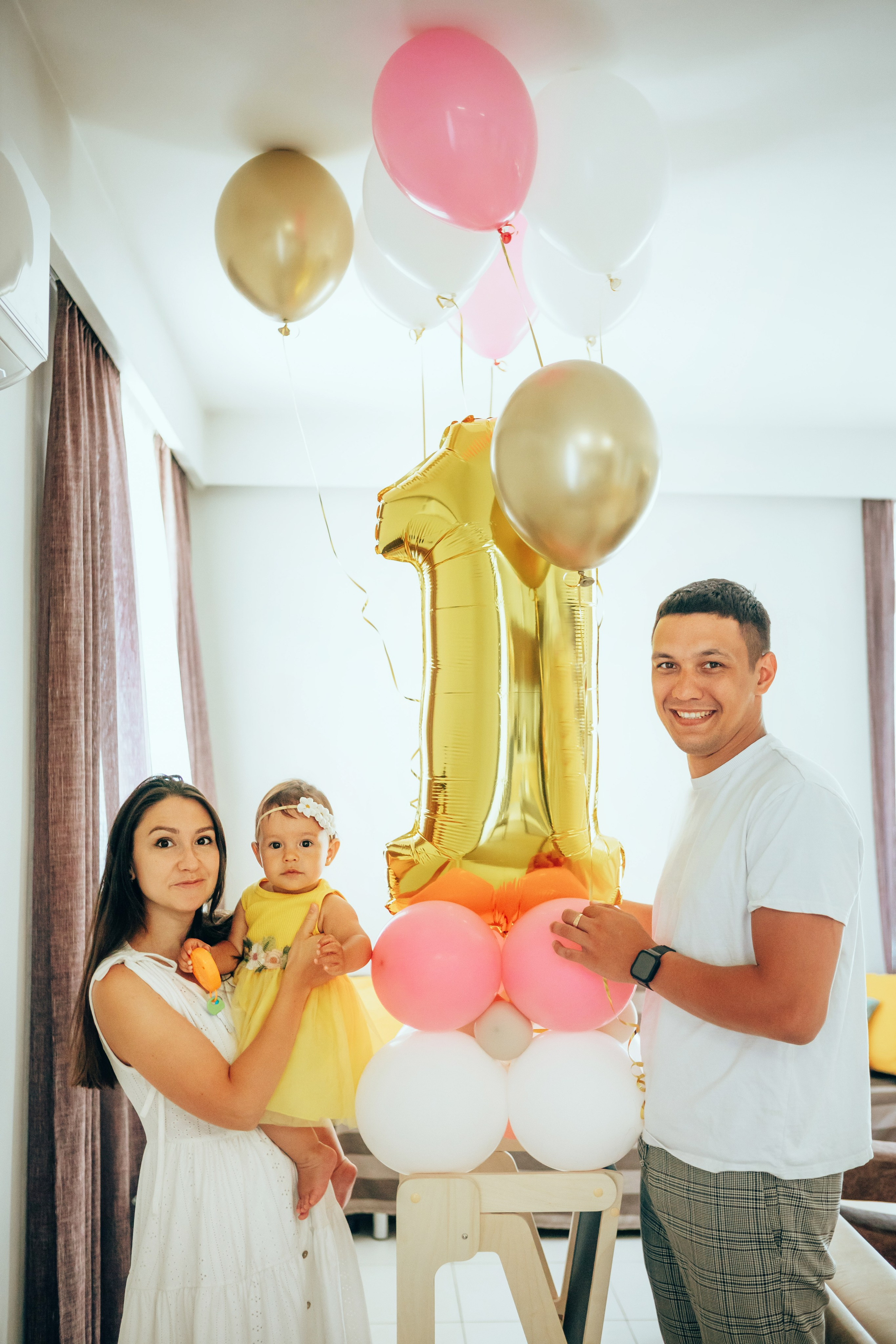 Первый День Рождения Вики. Семейный и детский фотограф в г. Новосибирске Макеева Анастасия