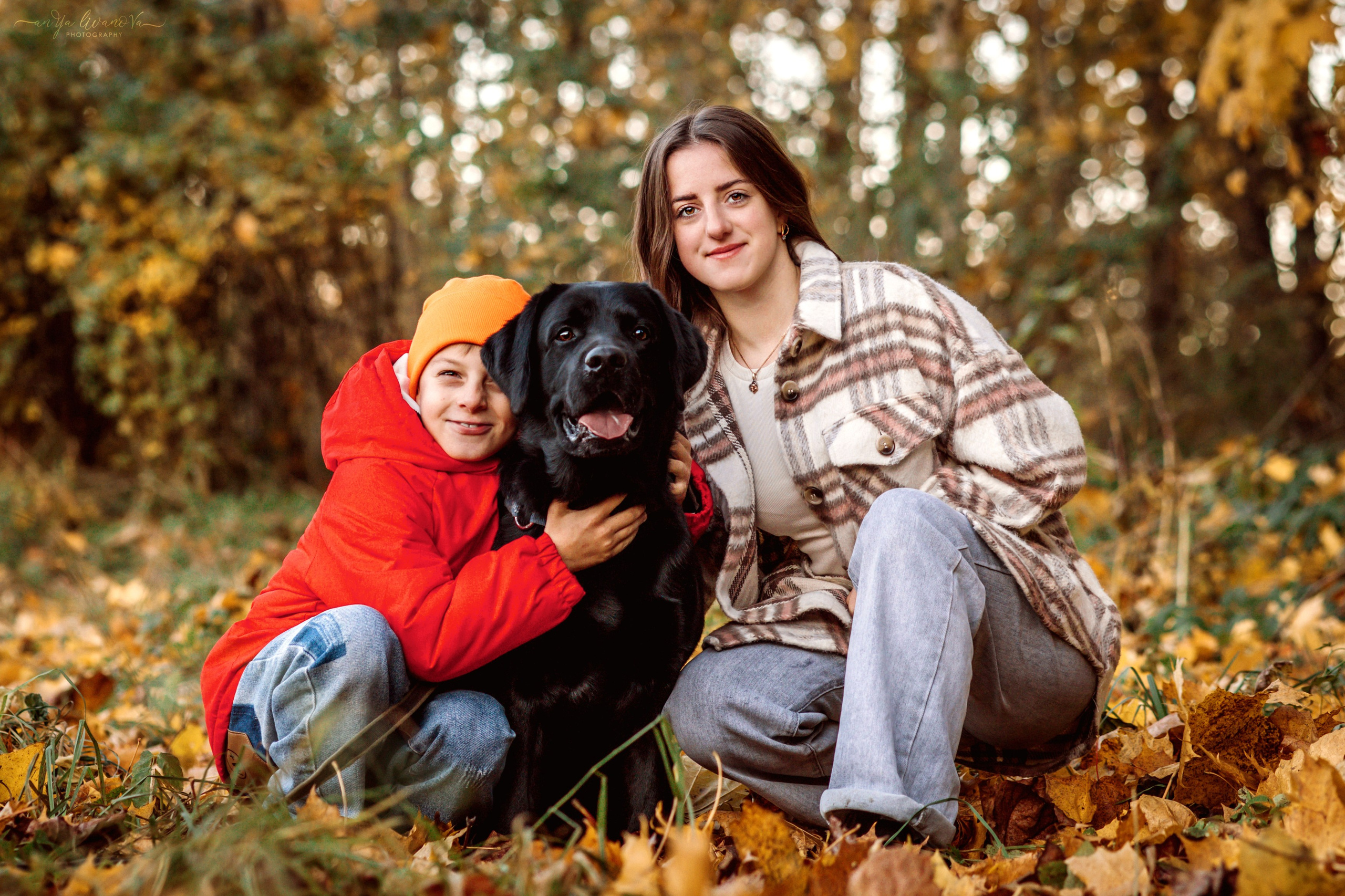 Оскар и его семья в парке. Фотограф анималист Аня Ливанова | Рыбинск