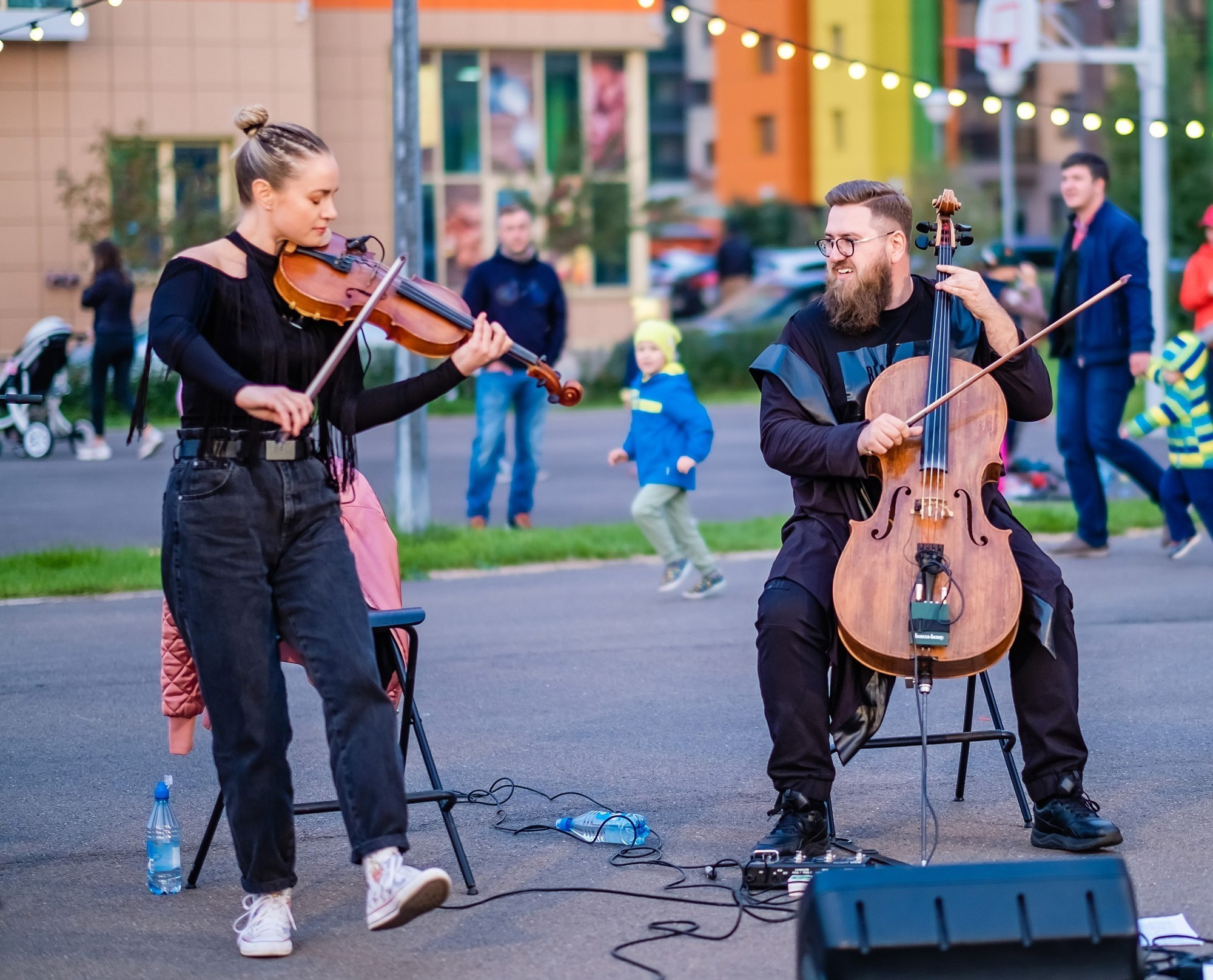 Уличный концерт группы Мel Band в Красноярске