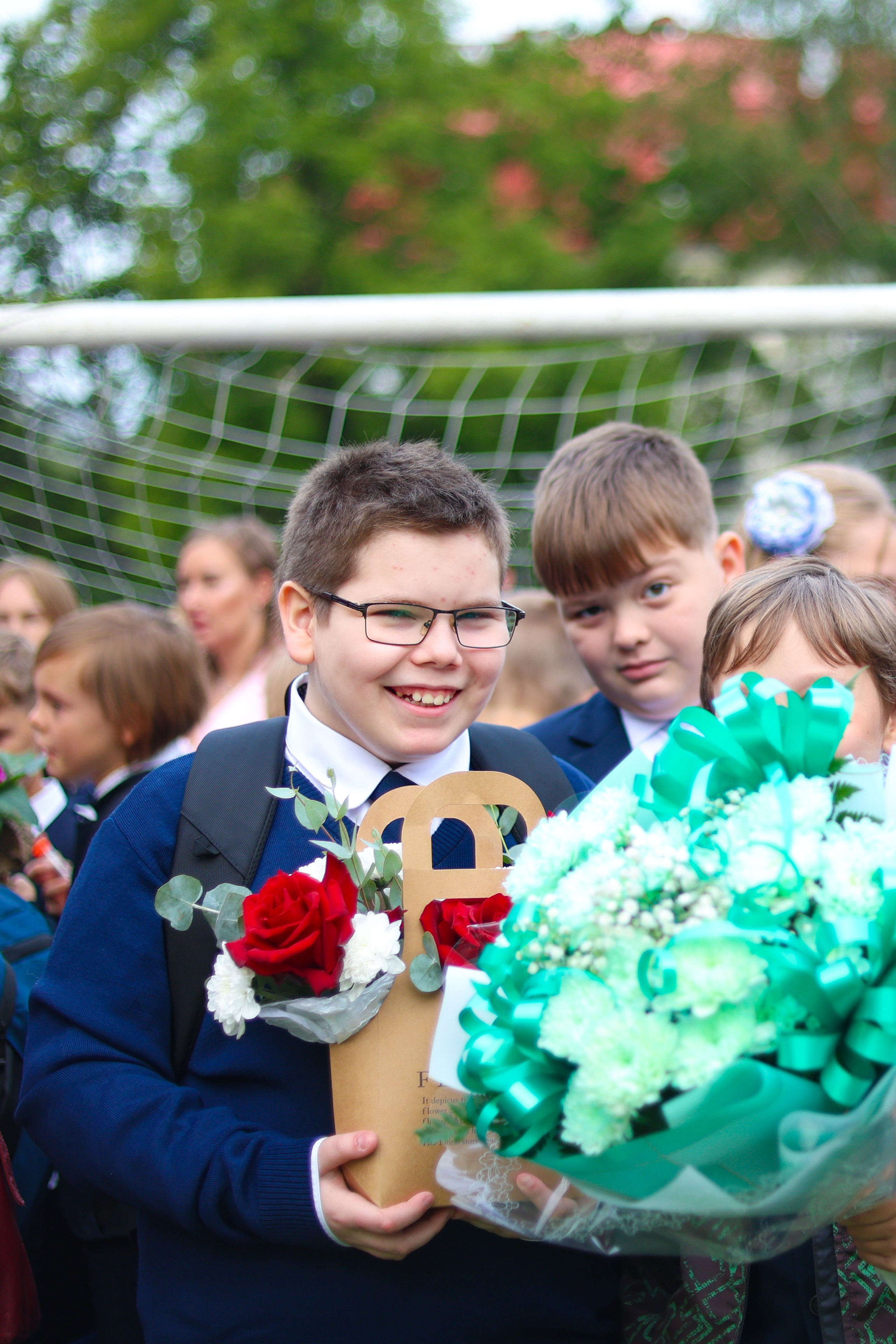 1 сентября в школе № 500. Фотограф Дарья Попова