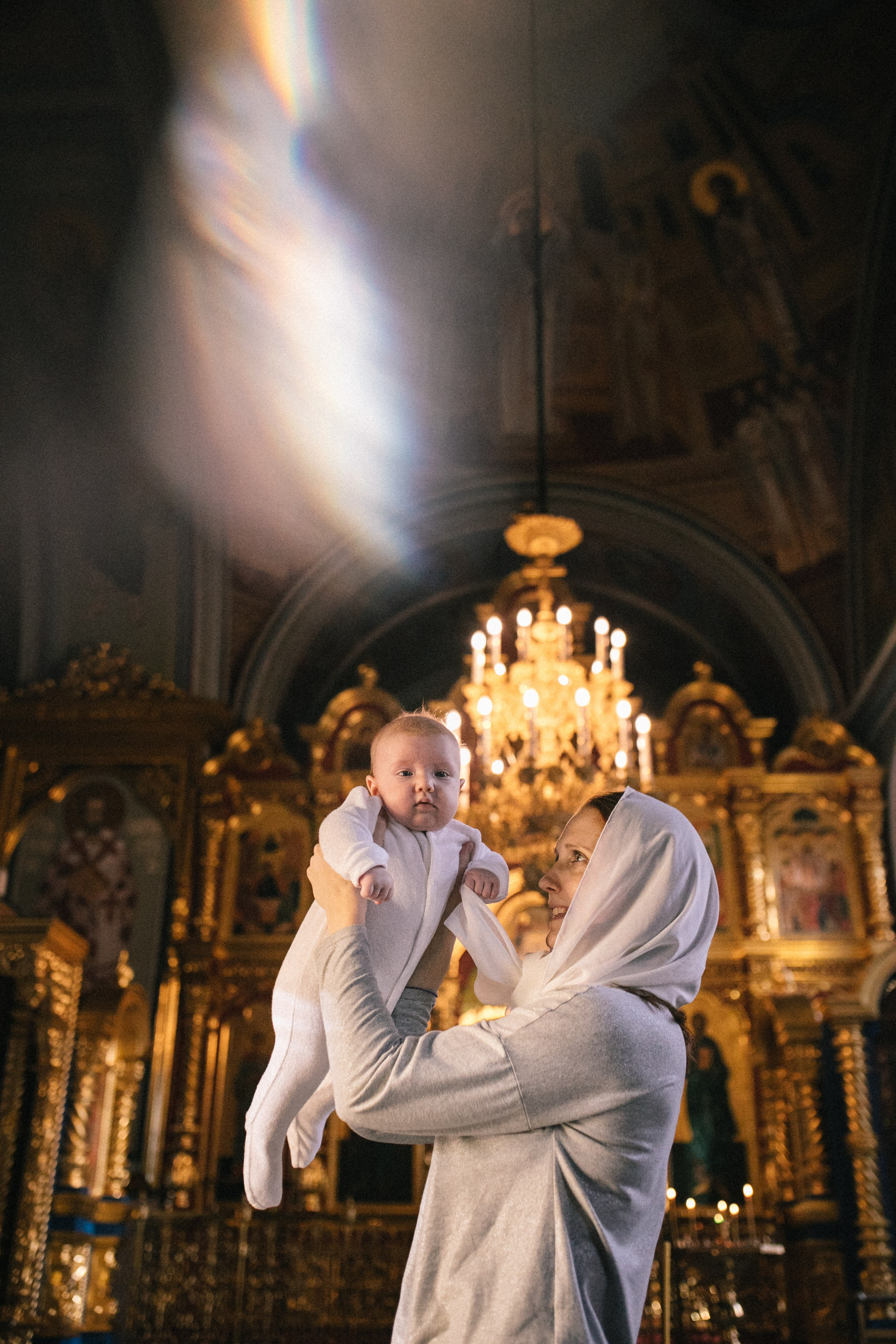 Фотосессия крещения. Фотограф Лебедева Наталья