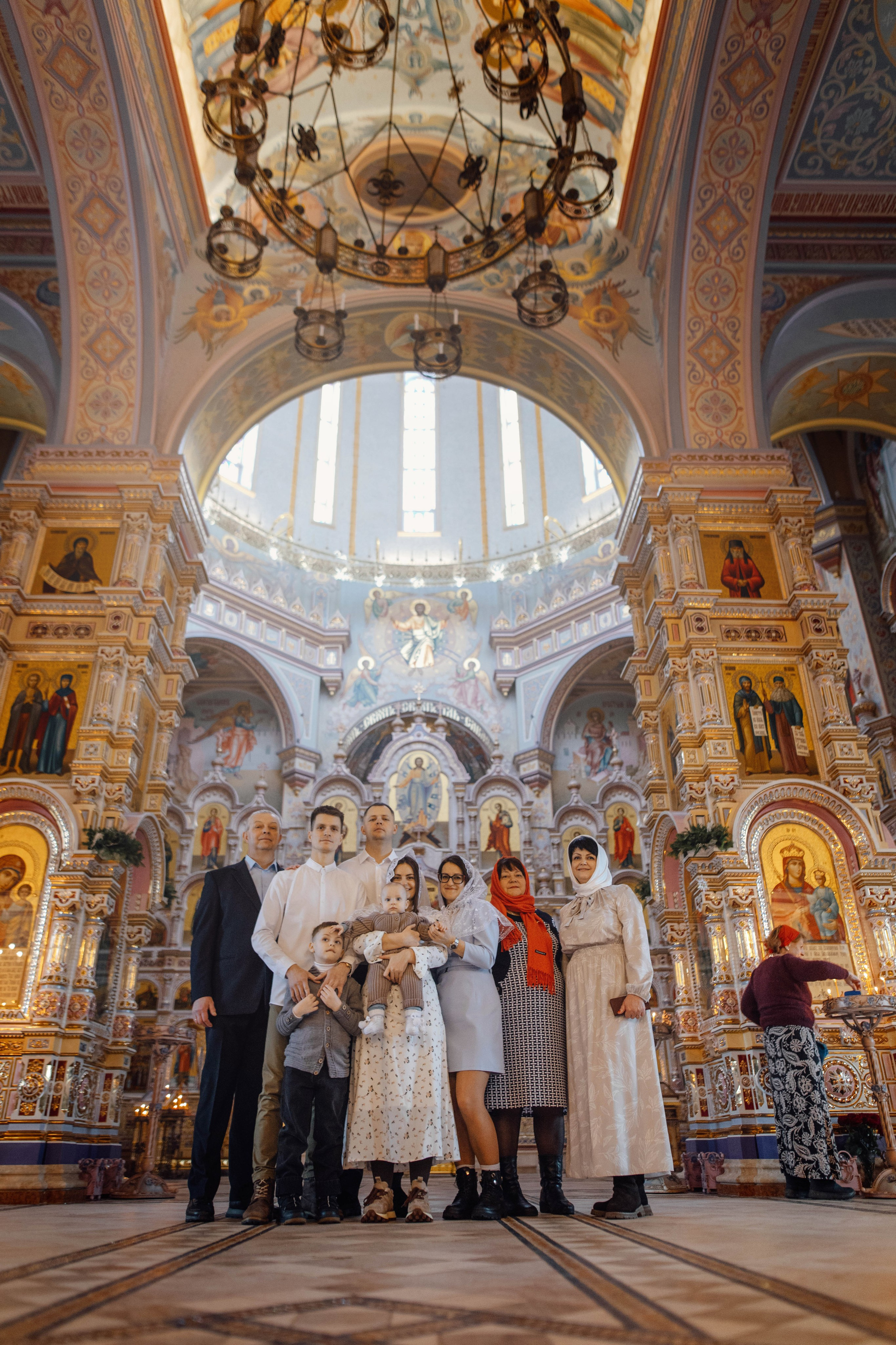 Крещение Матвея, храм Святой Троицы, декабрь 2025