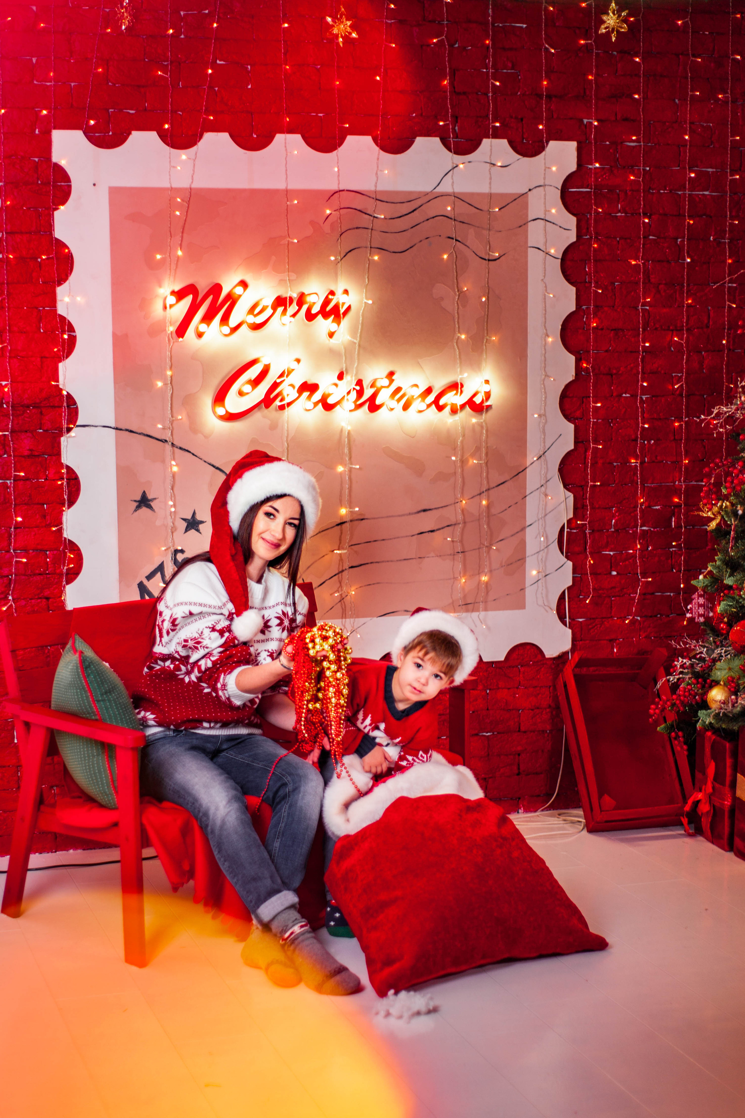 Новогодние студийные сьемки. Свадебный и семейный фотограф в Армавире