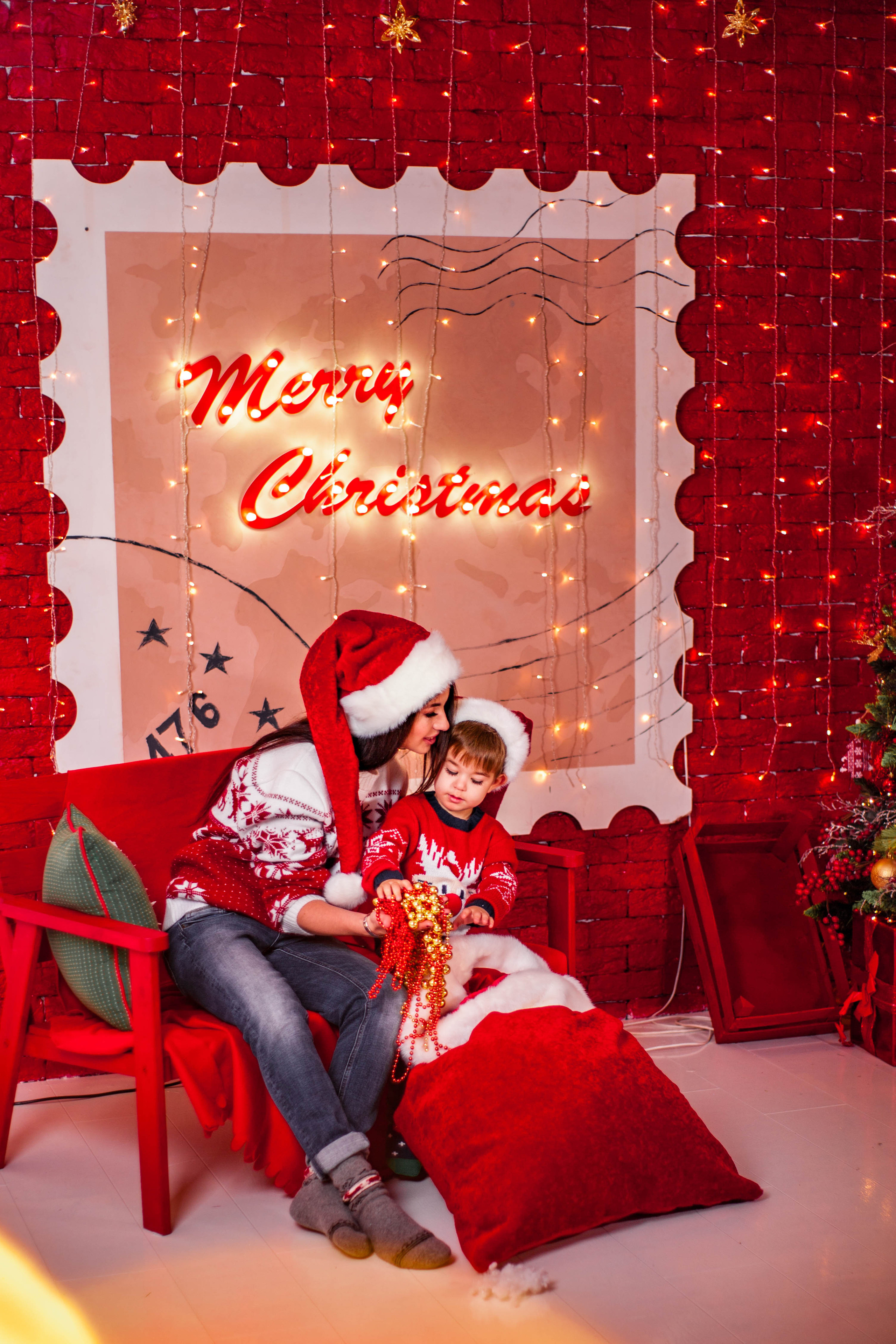 Новогодние студийные сьемки. Свадебный и семейный фотограф в Армавире