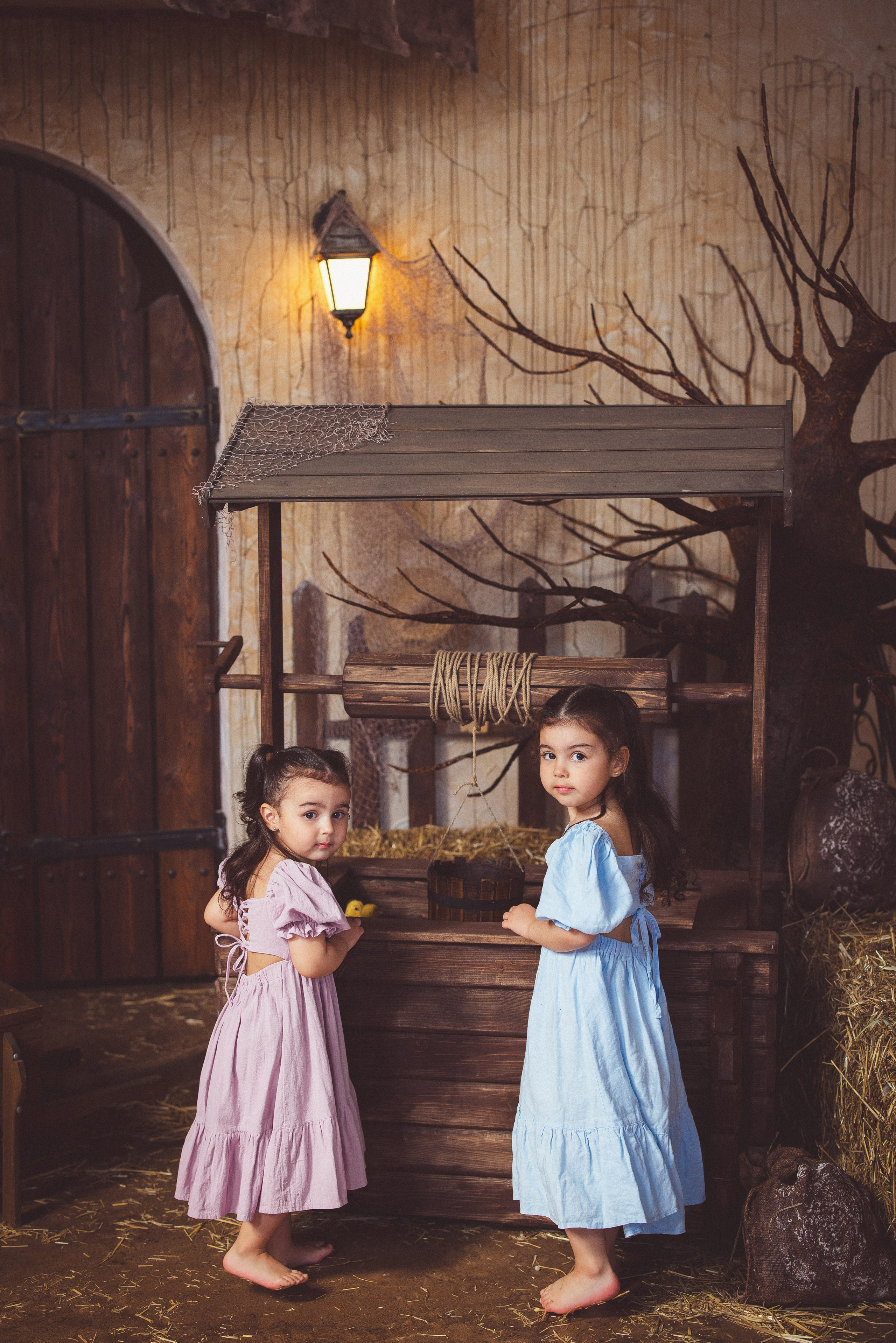 Пасхальный фотопроект с козочкой и утятами, в фотостудии «Эль» 2024 г. Семейный и детский фотограф в Краснодаре Анна Трашкова