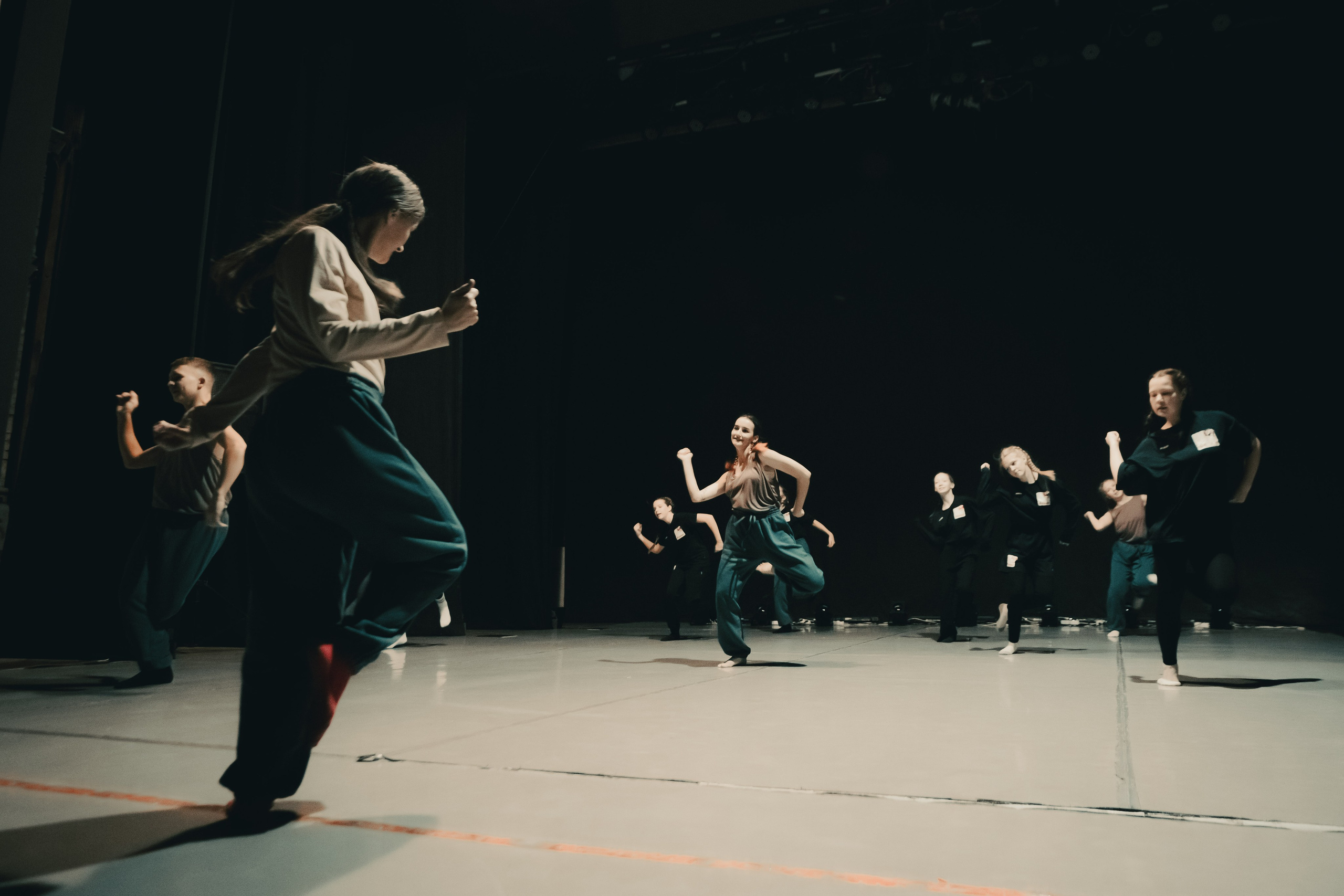 Rehearsal of the choreographic ensemble “Phoenix”, Velikiye Luki, 10/17/2023. Фотограф Кирилл Сафонов
