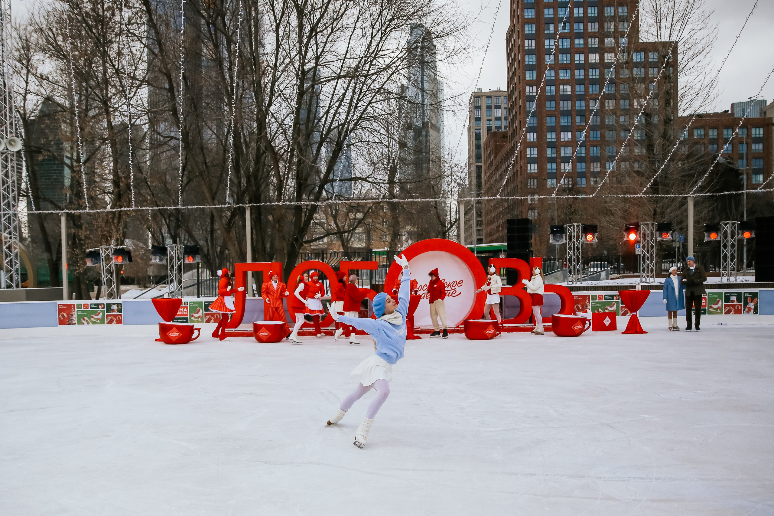 Ледовое шоу Сити каток Московское Чаепитие. Фотограф и видеограф Анна Домашенко