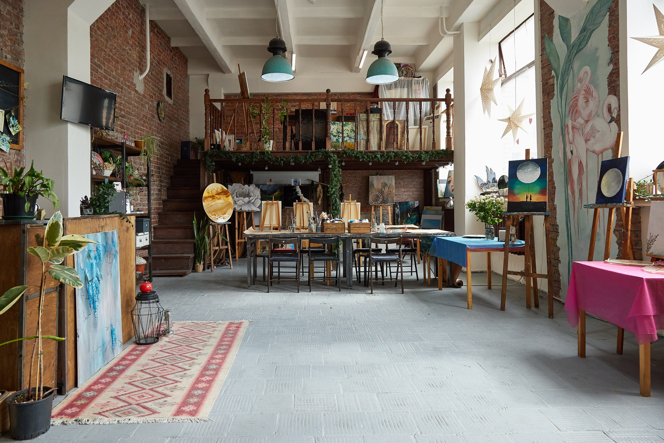 Творческая студия для взрослых Loft room. Фотограф Анастасия Леонтьева Санкт-Петербург