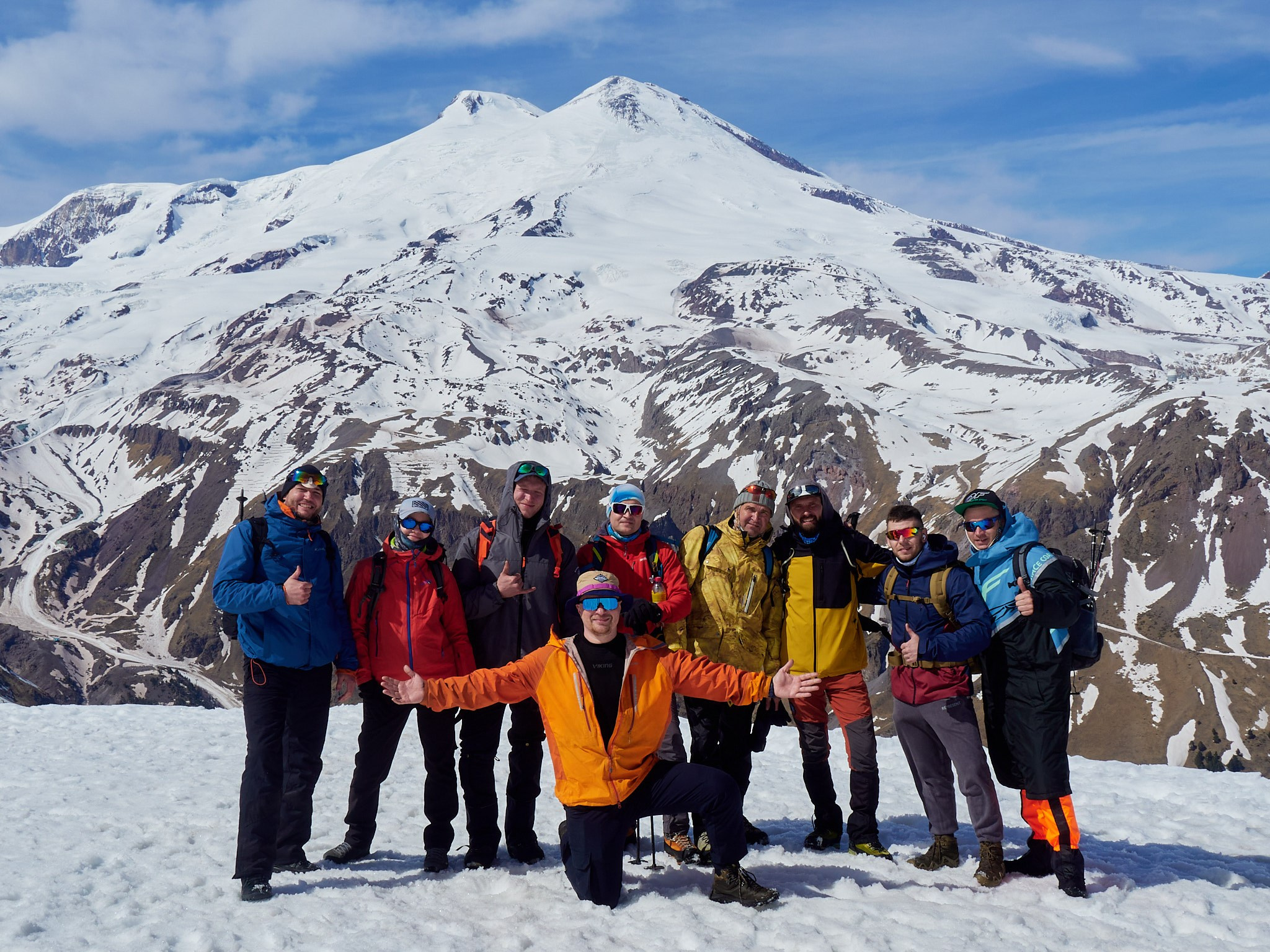 16.04 Акклиматизационный выход с группой на Чегет. Горный, высотный Фотограф на Эльбрусе Георгий
