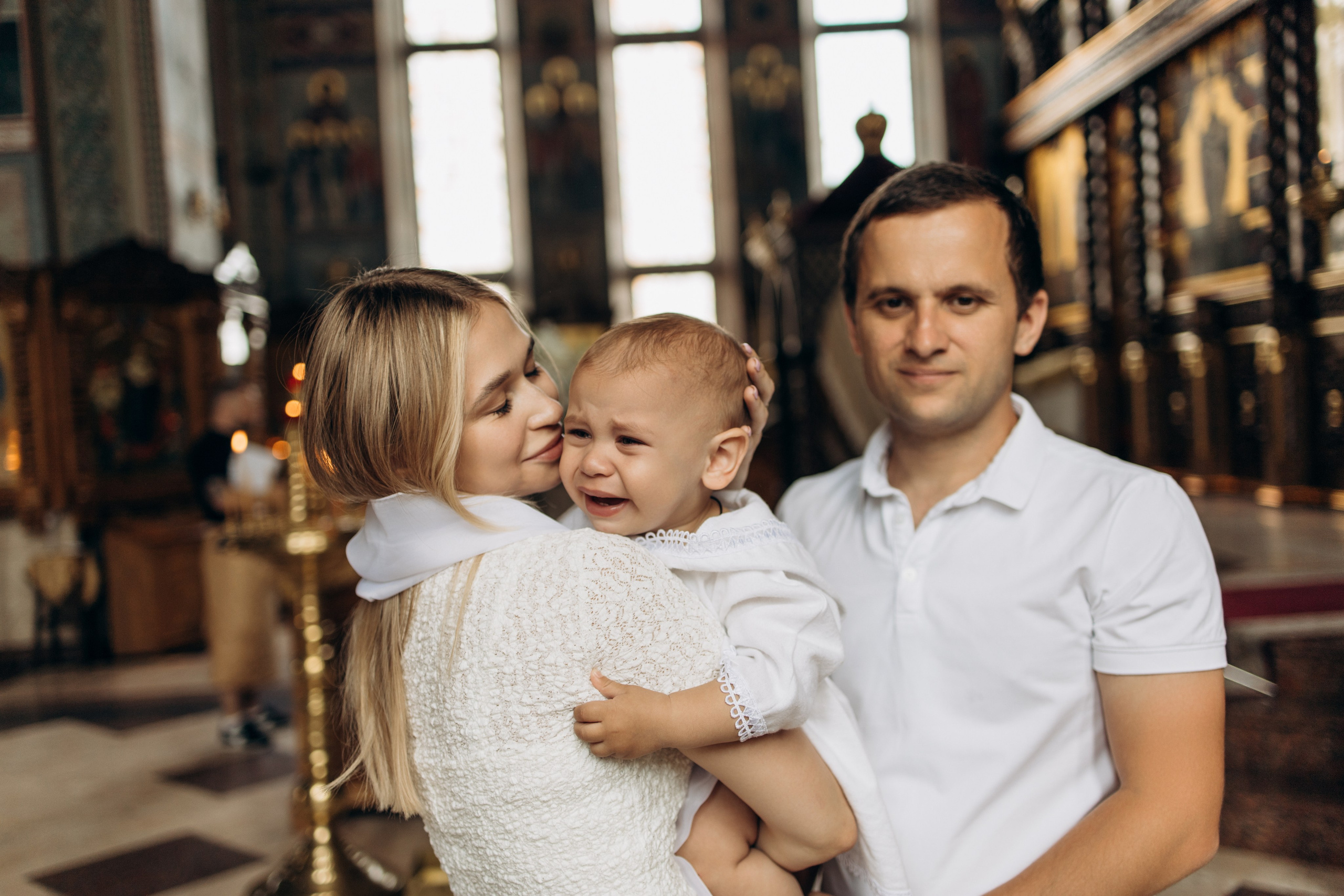 Крещение Радмира. Самый теплый фотограф в Краснодаре Рябоконь Ксения