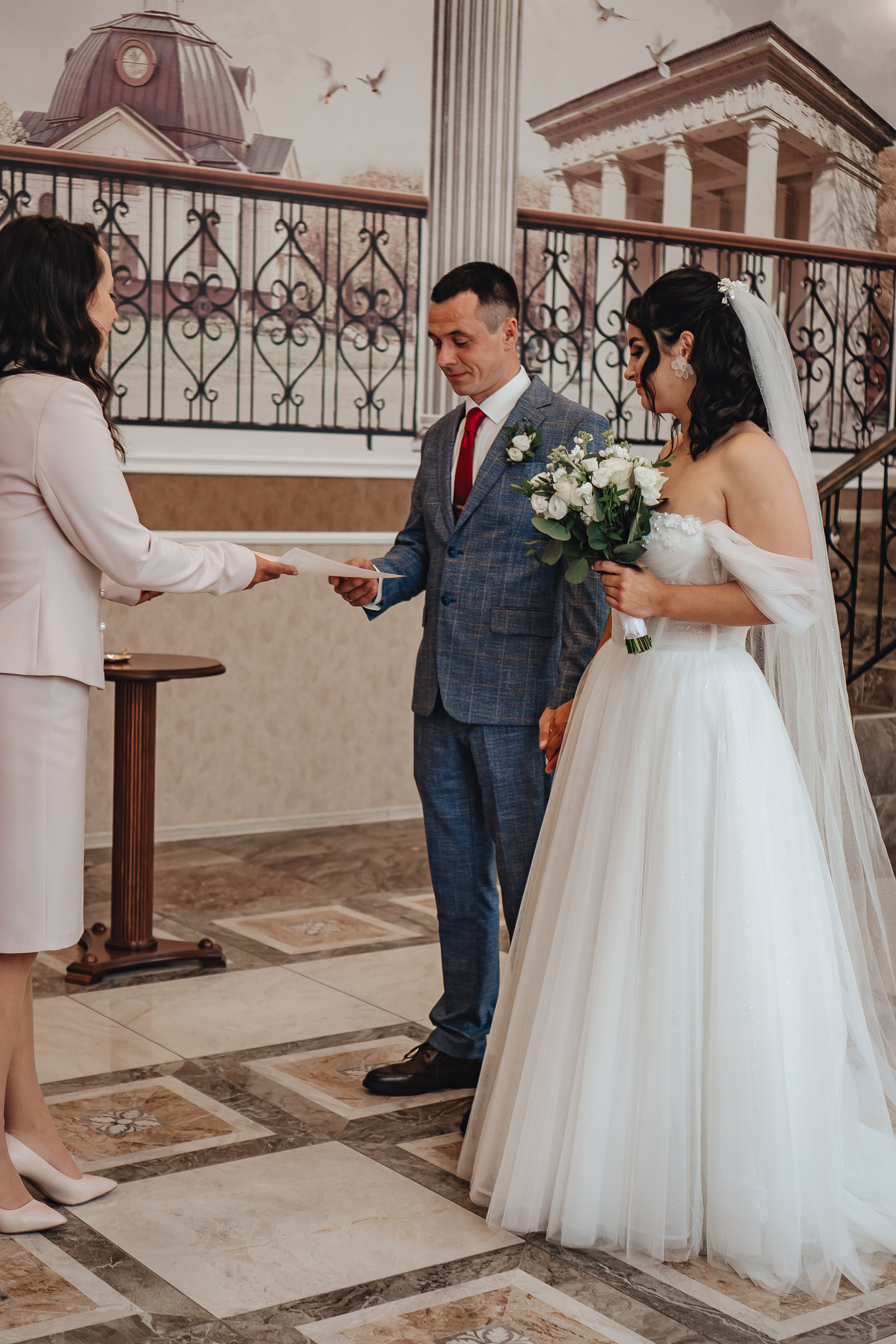 СВАДЕБНАЯ СЬЕМКА В ЗАГСЕ НА МОСКОВСКОМ ПРОСПЕКТЕ. Профессиональный фотограф, Санкт-Петербург — Виктория Богомолова